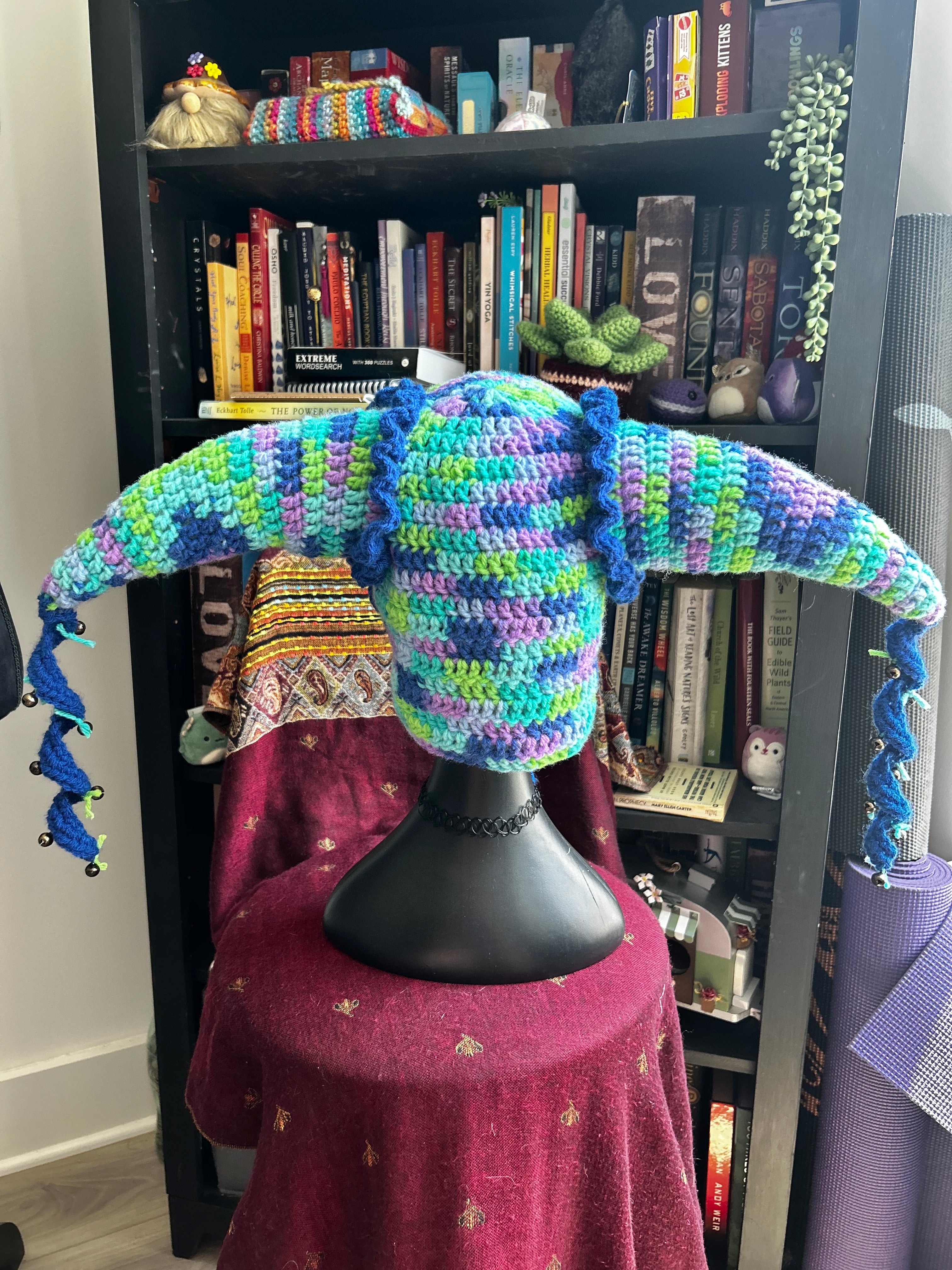 Earthling Jester Hat | Crochet Jester Hat