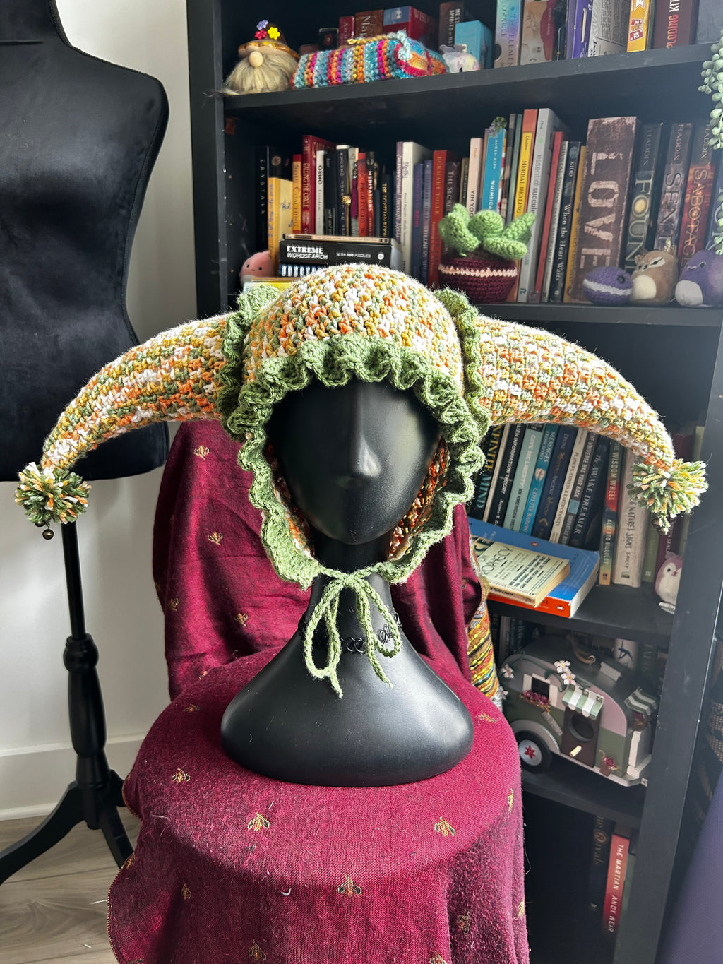 Crochet Jester Hat | Peach Tree