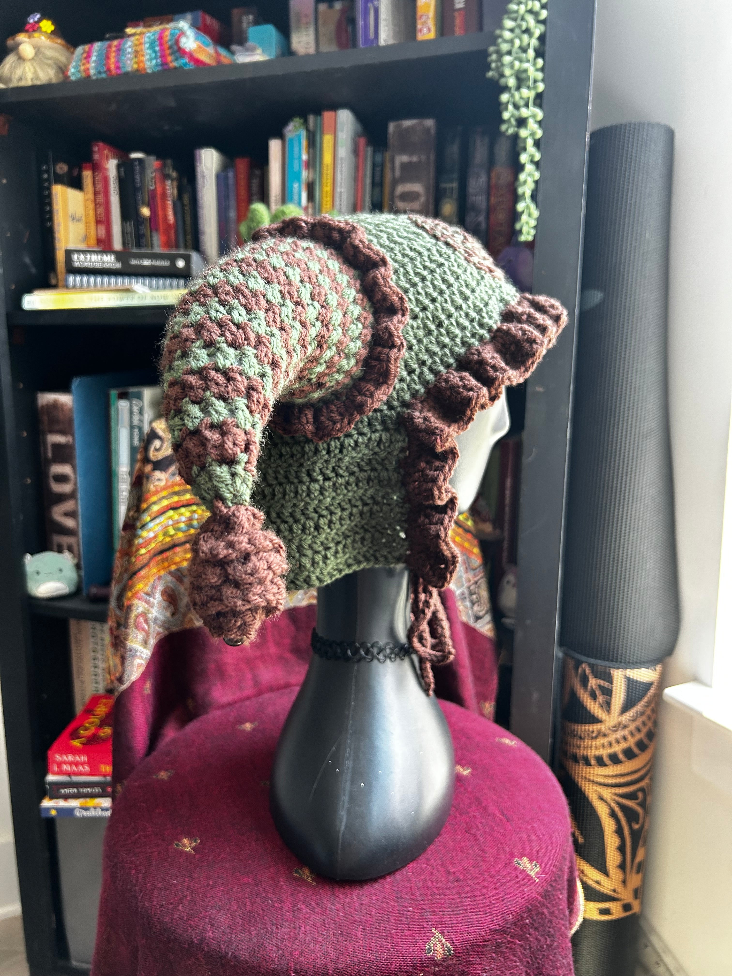 Crochet Jester Hat | Evergreen