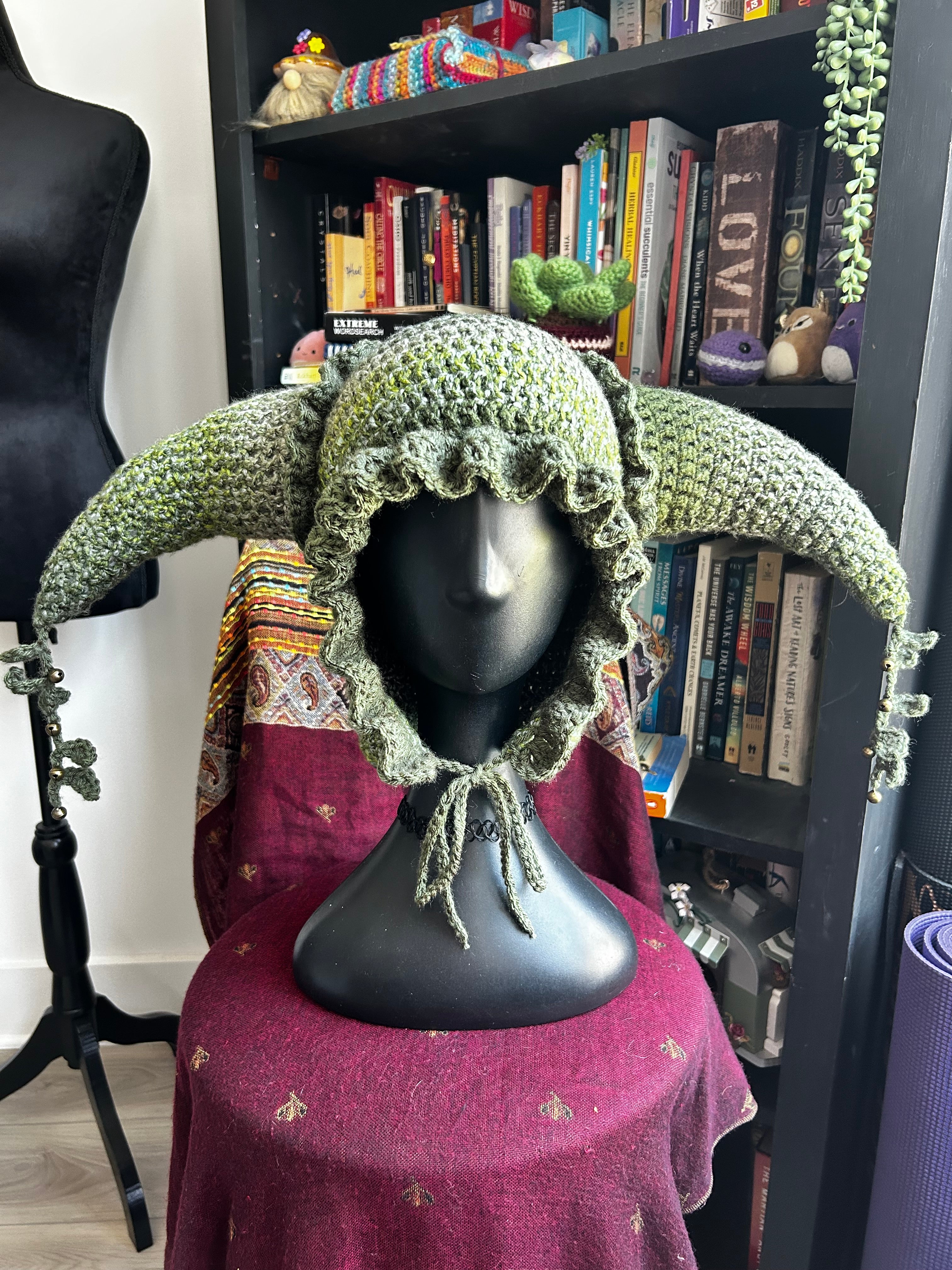 Bog Moss | Crochet Jester Hat