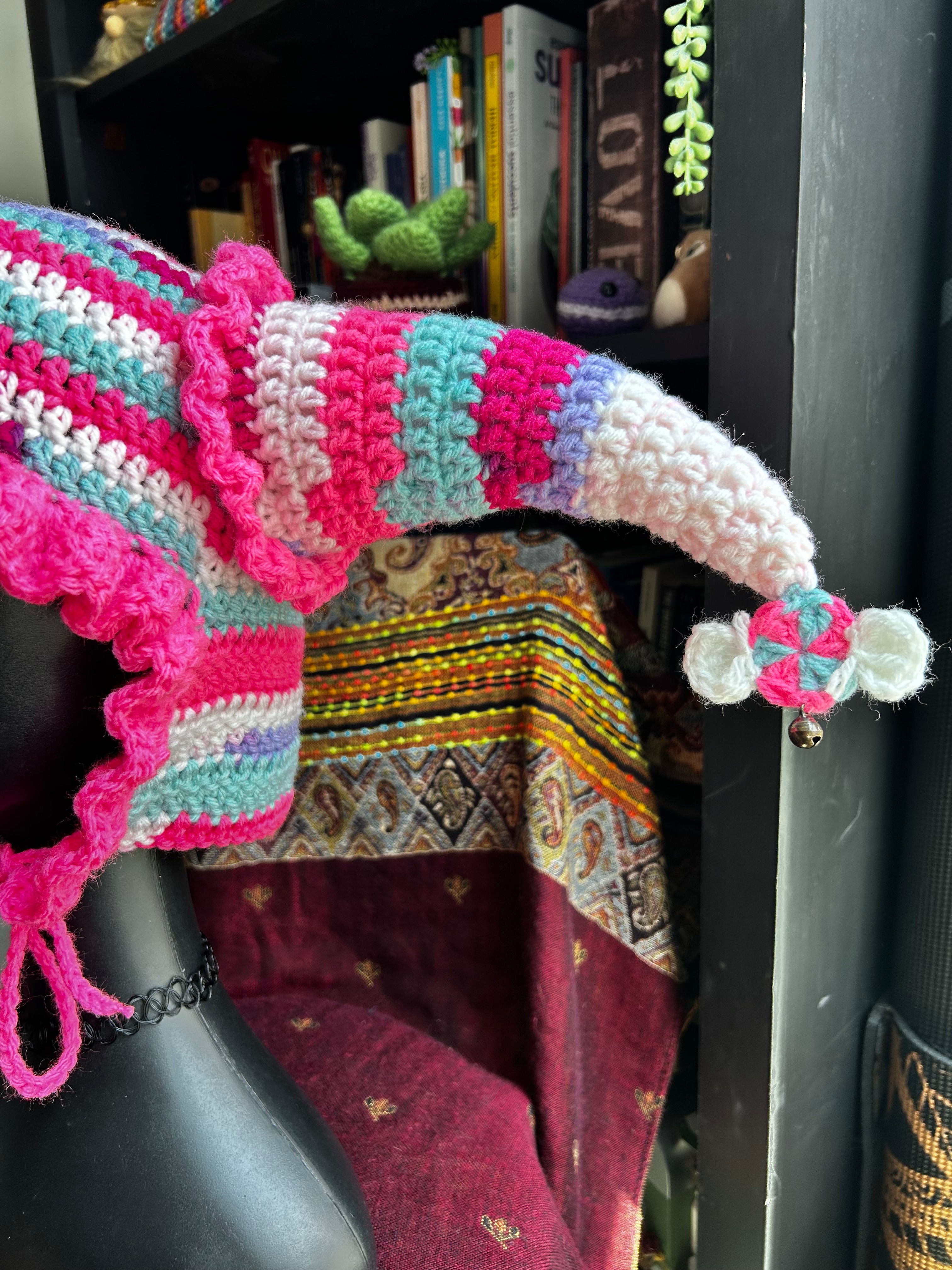Crochet Jester Hat | Candy Land