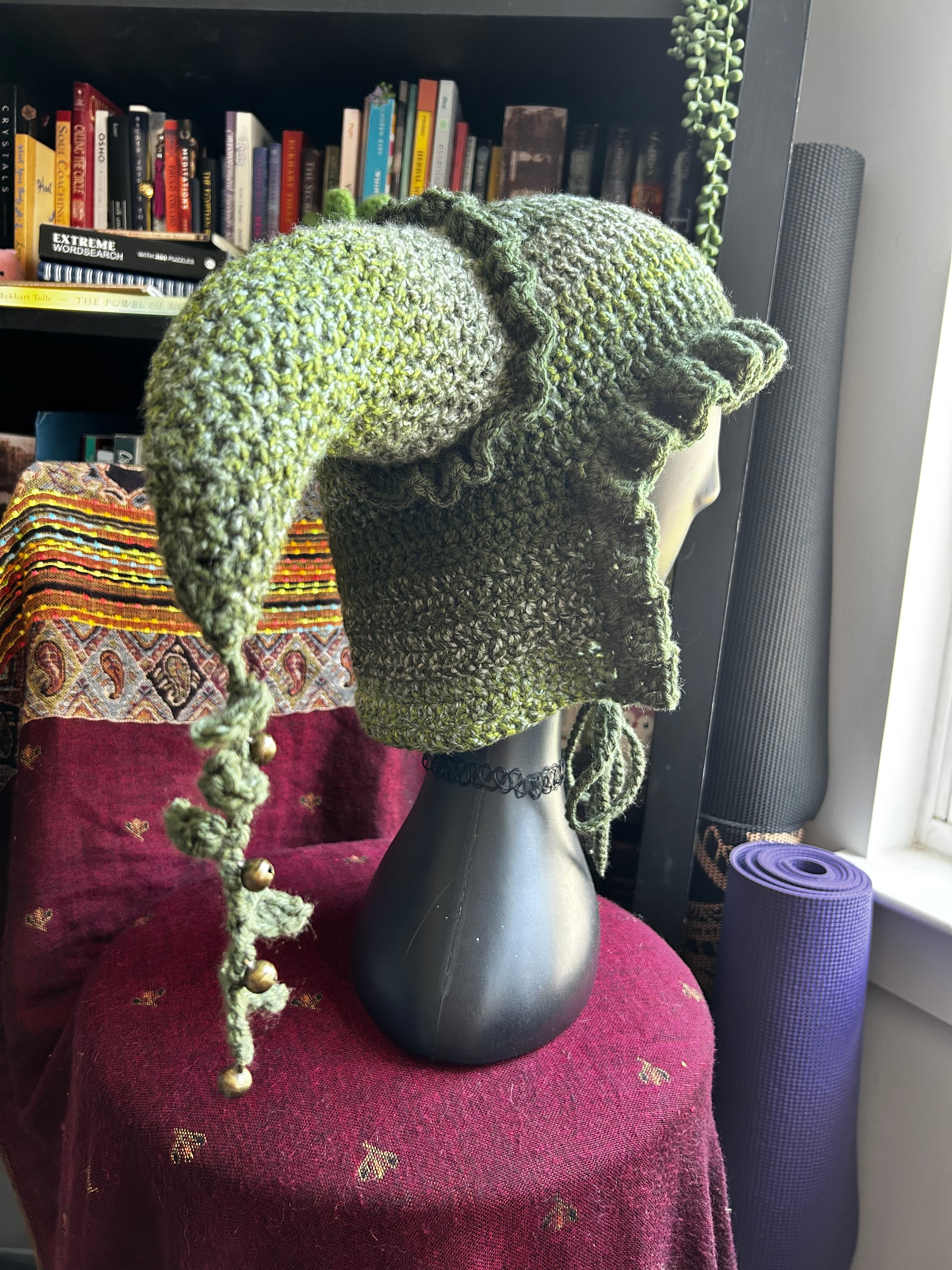 Bog Moss | Crochet Jester Hat