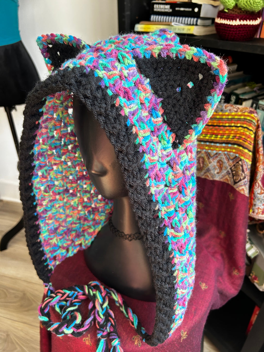 Crochet Magical Cat Hood | Funfetti Kitty