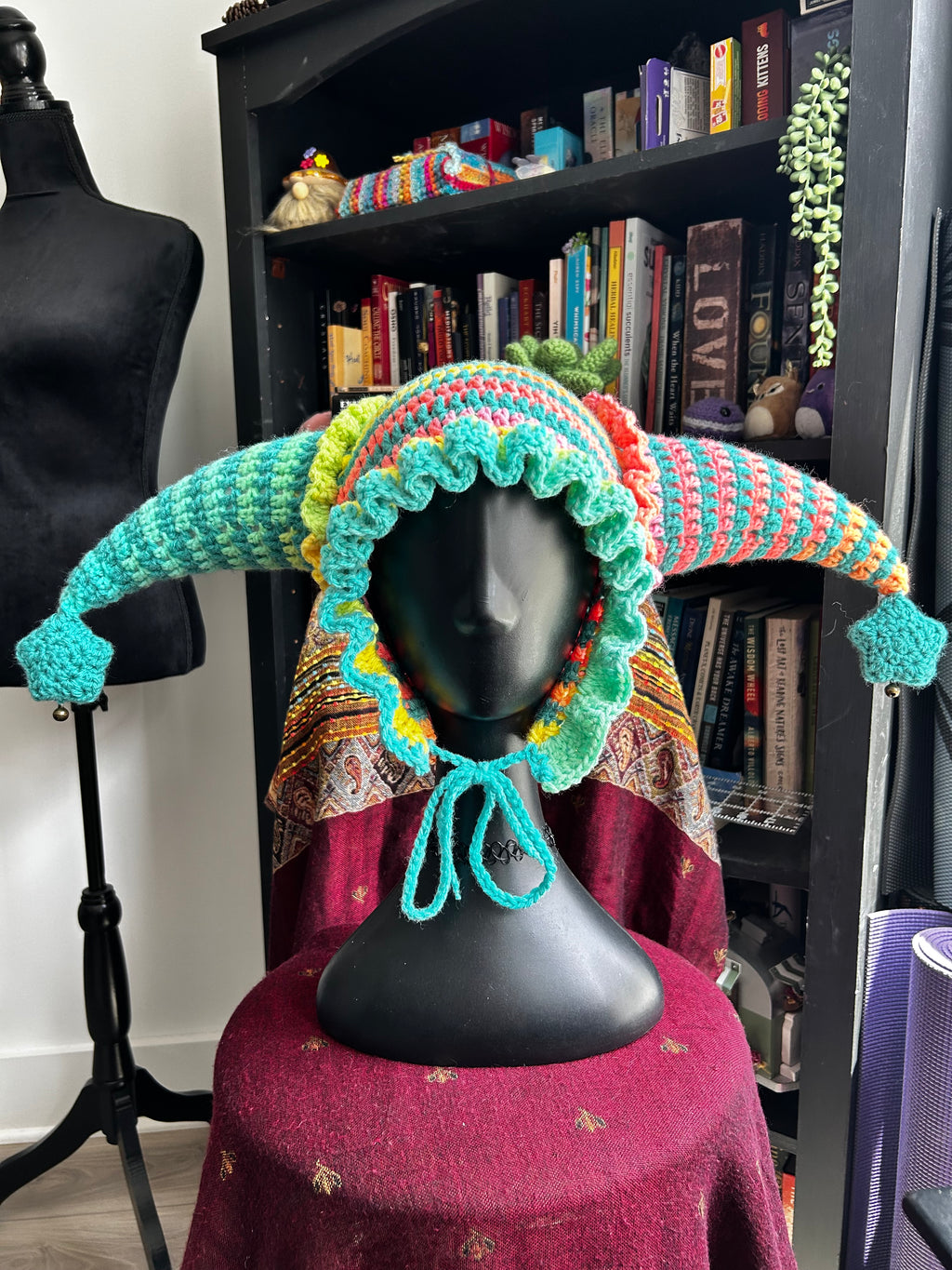 Crochet Jester Hat | Sweet Tart