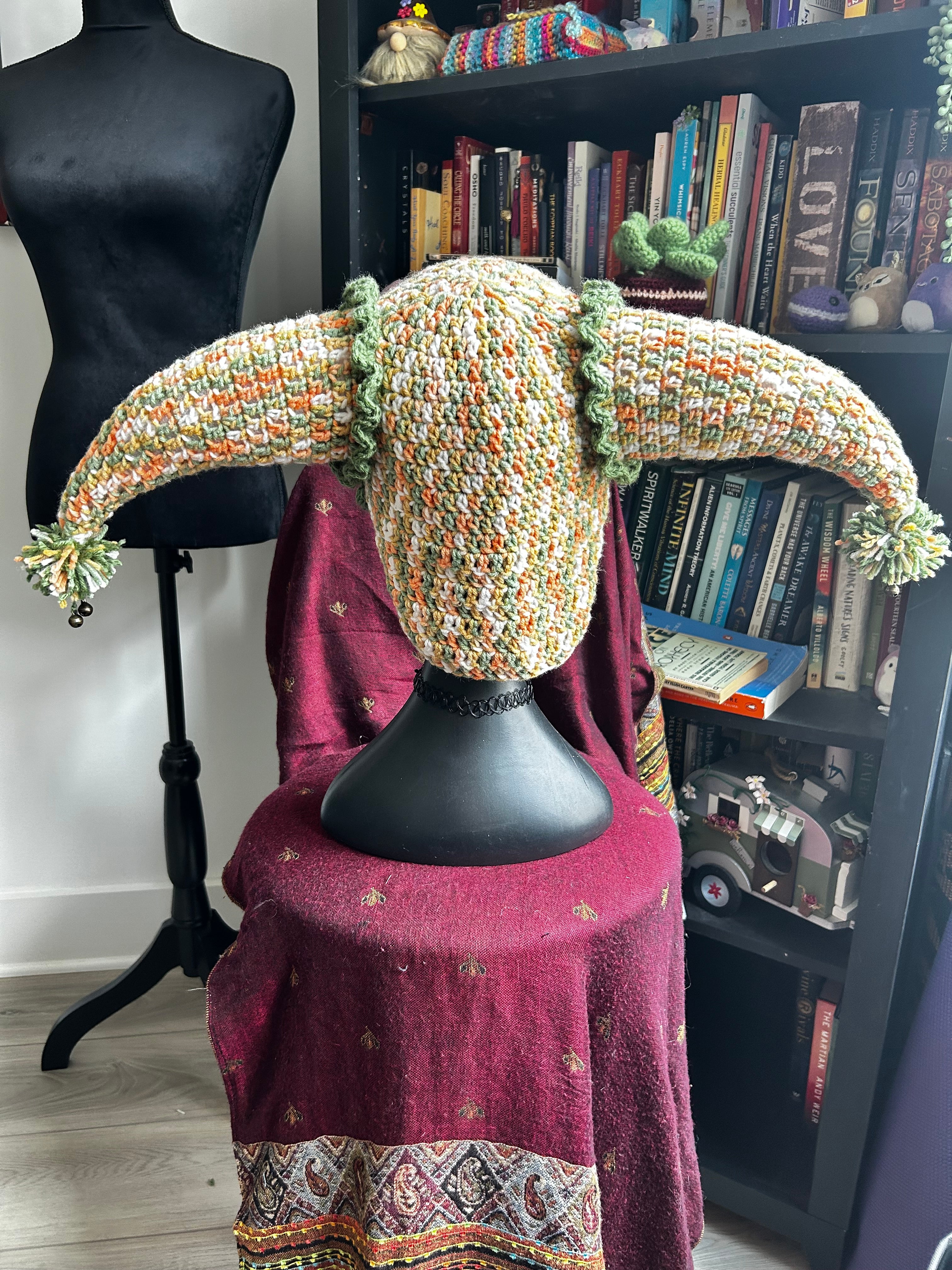 Crochet Jester Hat | Peach Tree