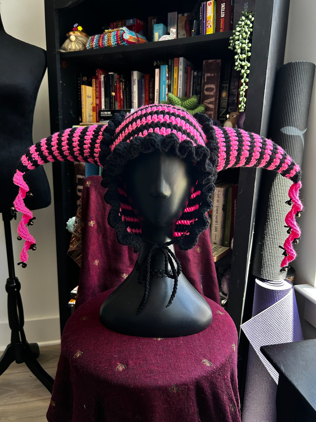 Spinel Jester Hat | Crochet Jester Hat