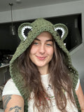 Crochet Frog Hood