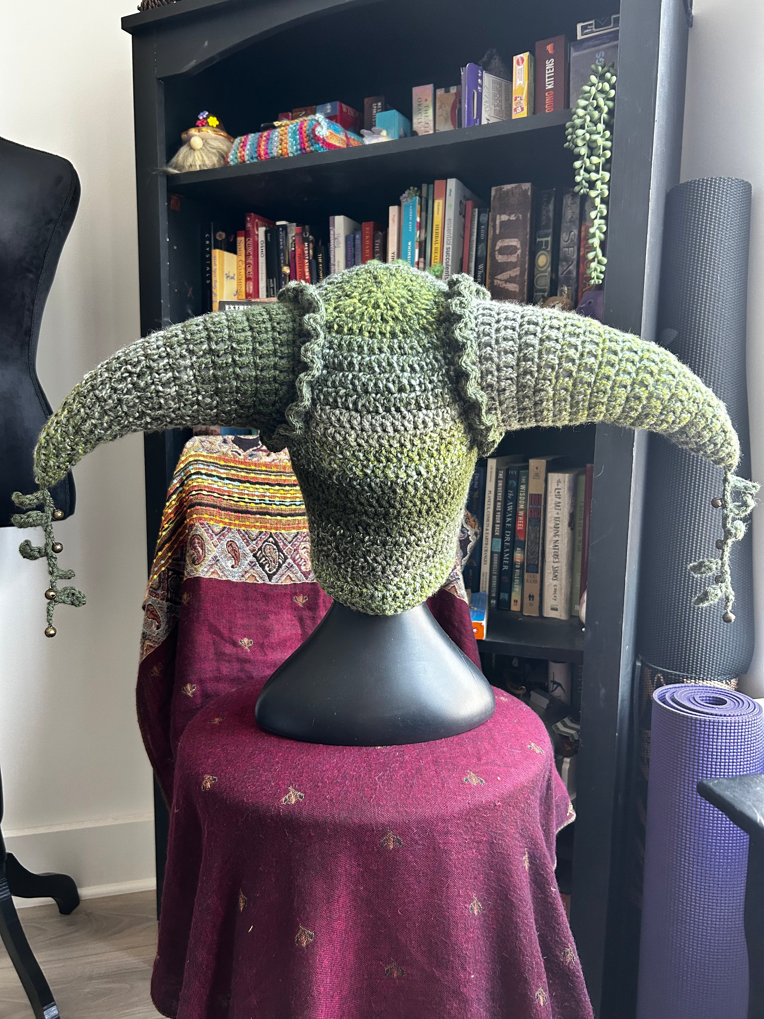 Bog Moss | Crochet Jester Hat