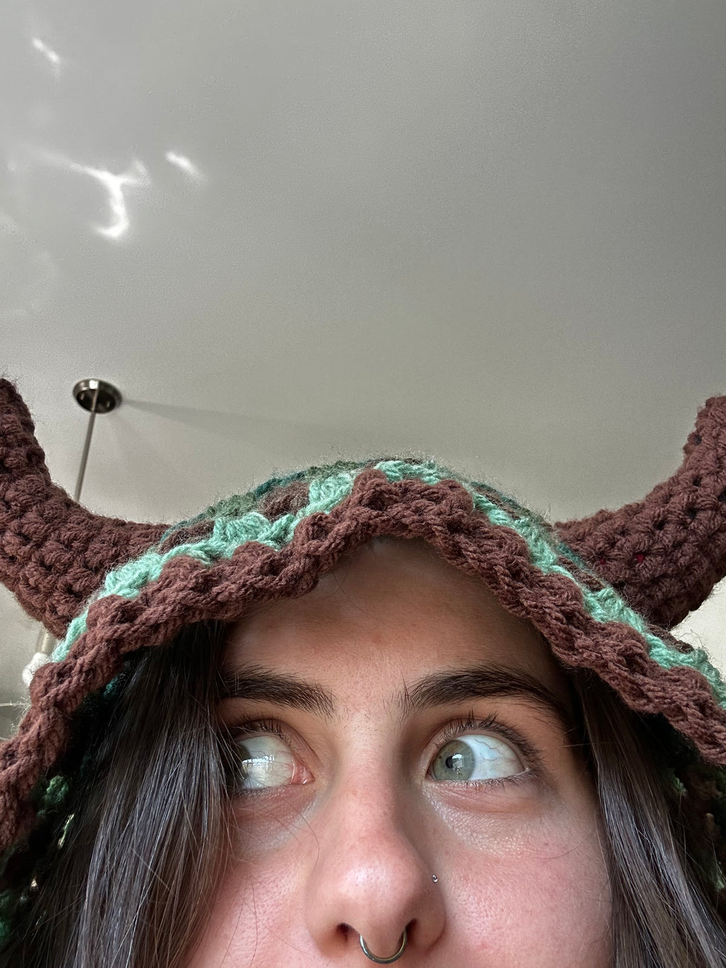 Crochet Hood with Horns | Forest Spirit