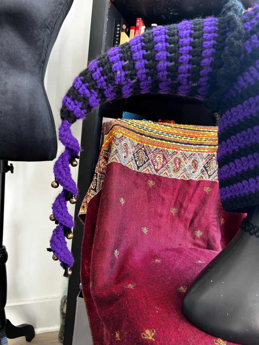 Crochet Jester Hat | Licorice Chew