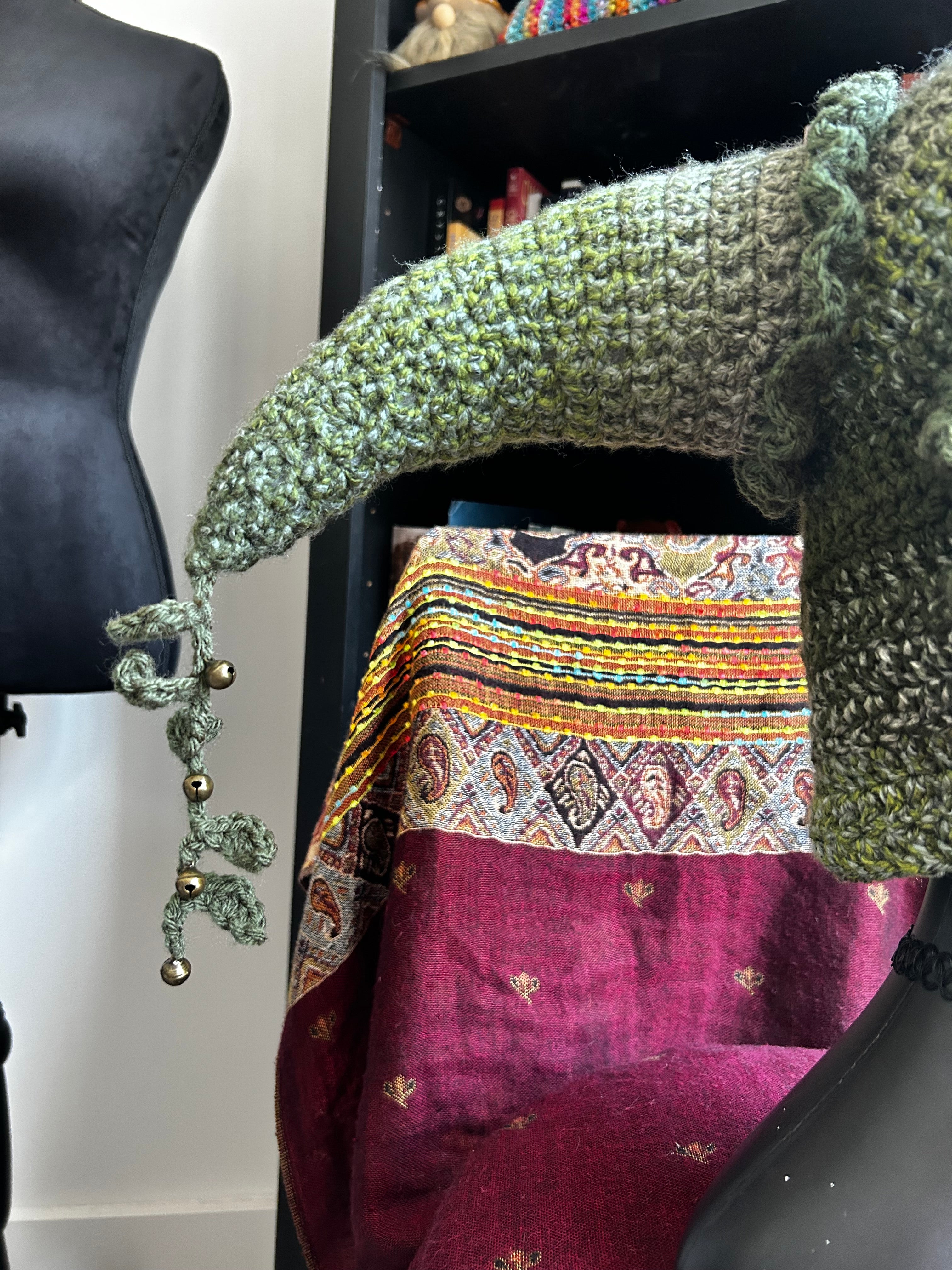 Bog Moss | Crochet Jester Hat