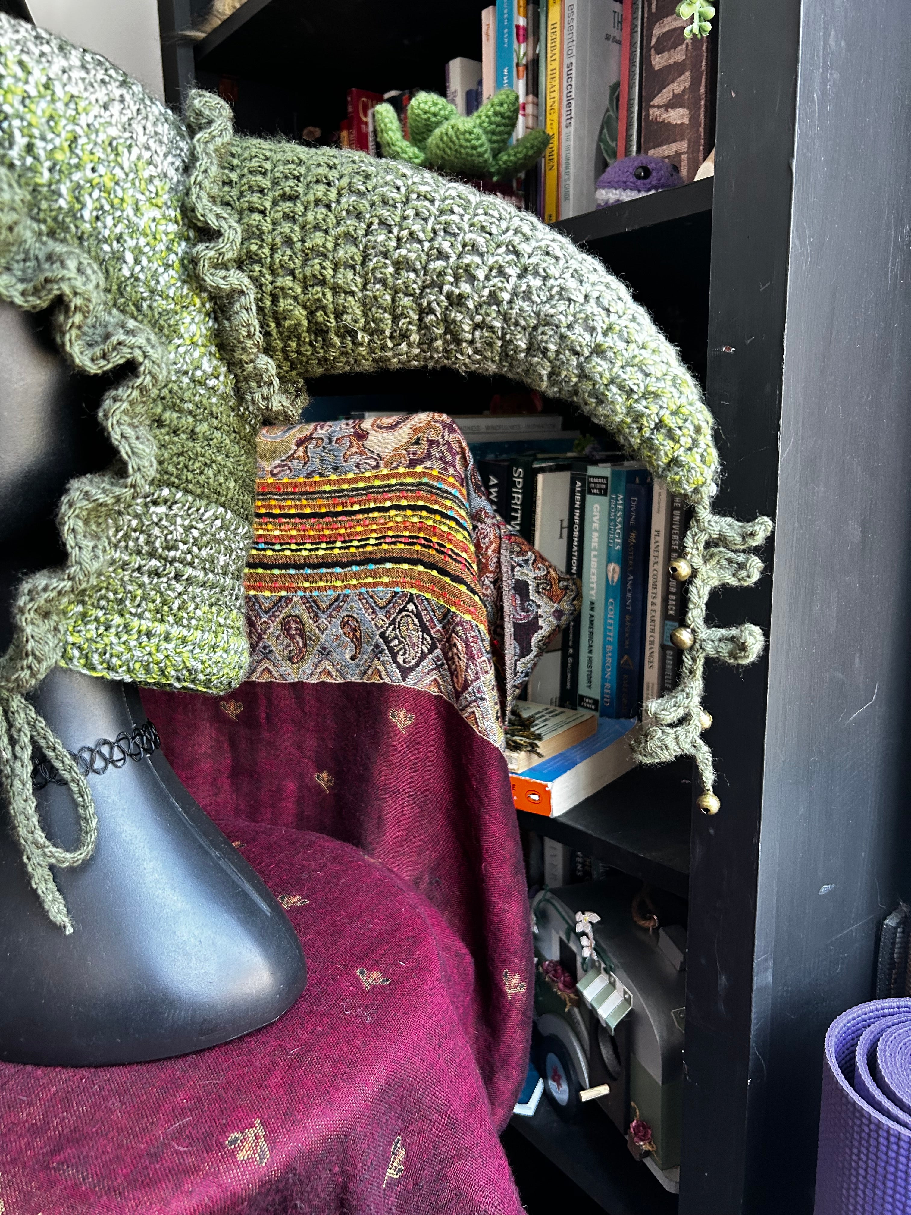 Bog Moss | Crochet Jester Hat