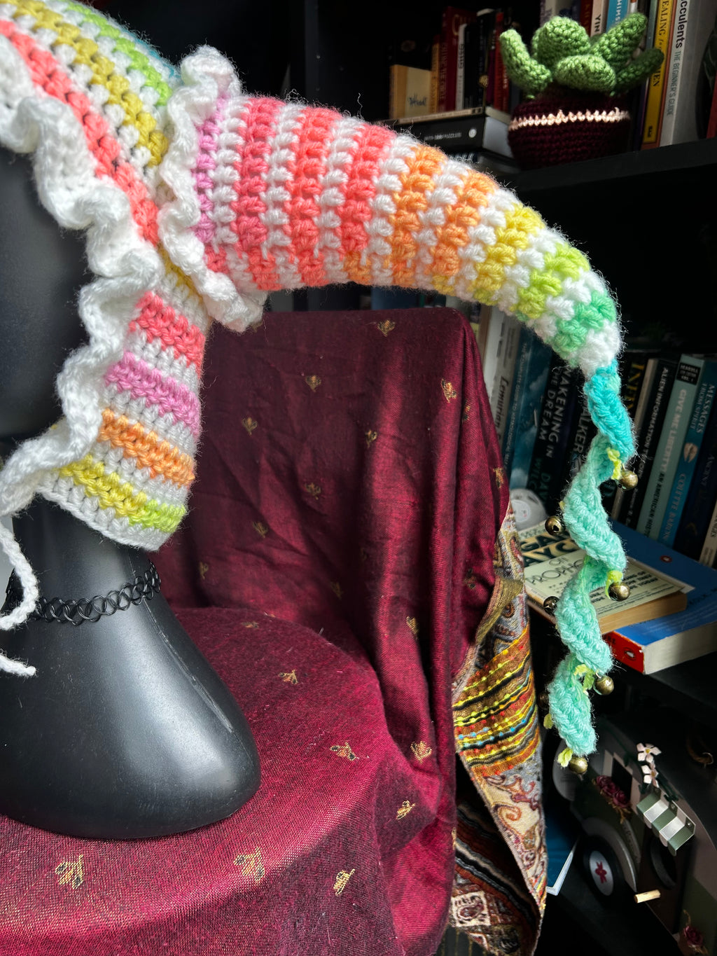 Crochet Jester Hat | Candy Dots