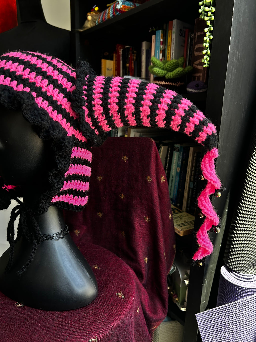 Spinel Jester Hat | Crochet Jester Hat