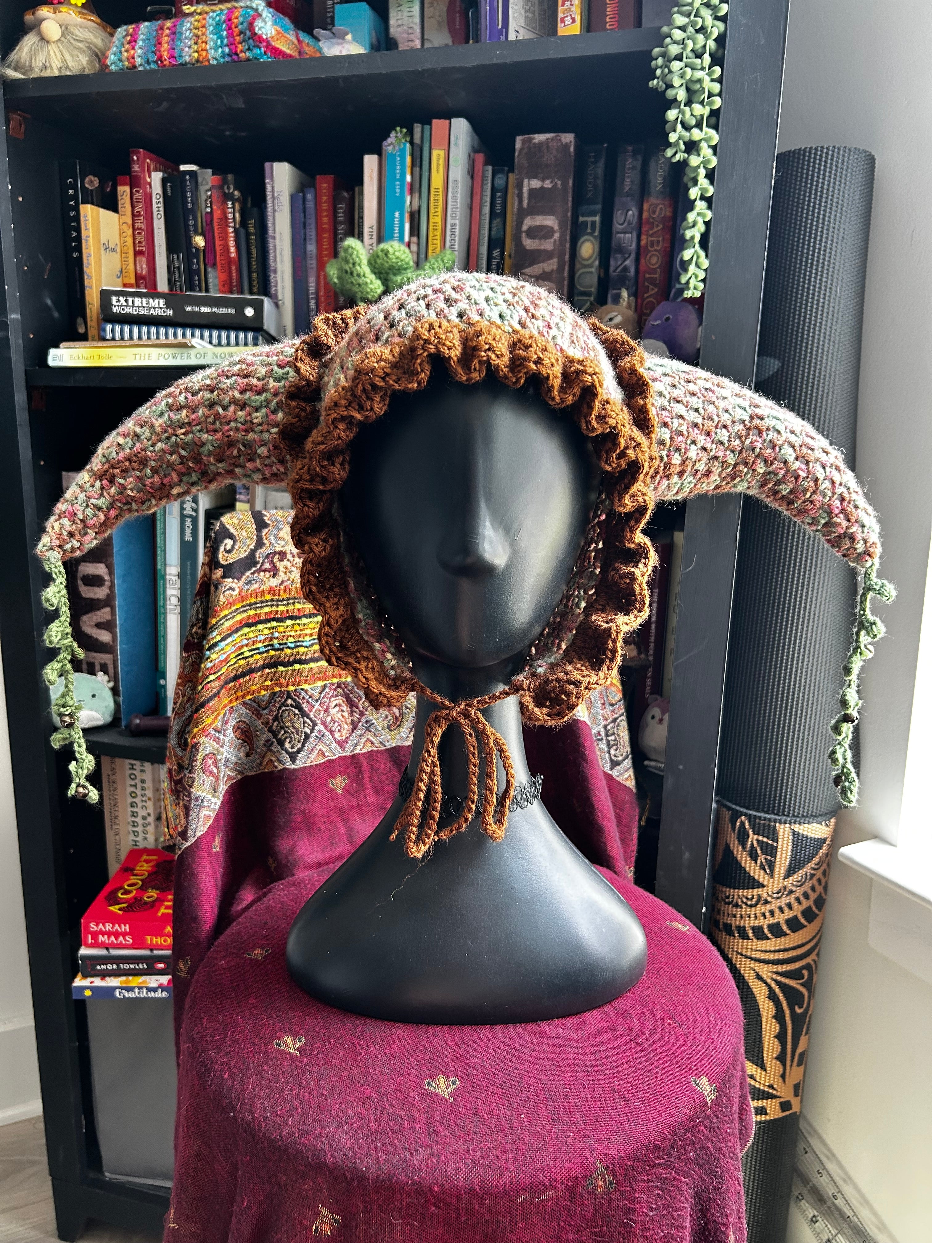 Crochet Jester Hat | Lush Cave