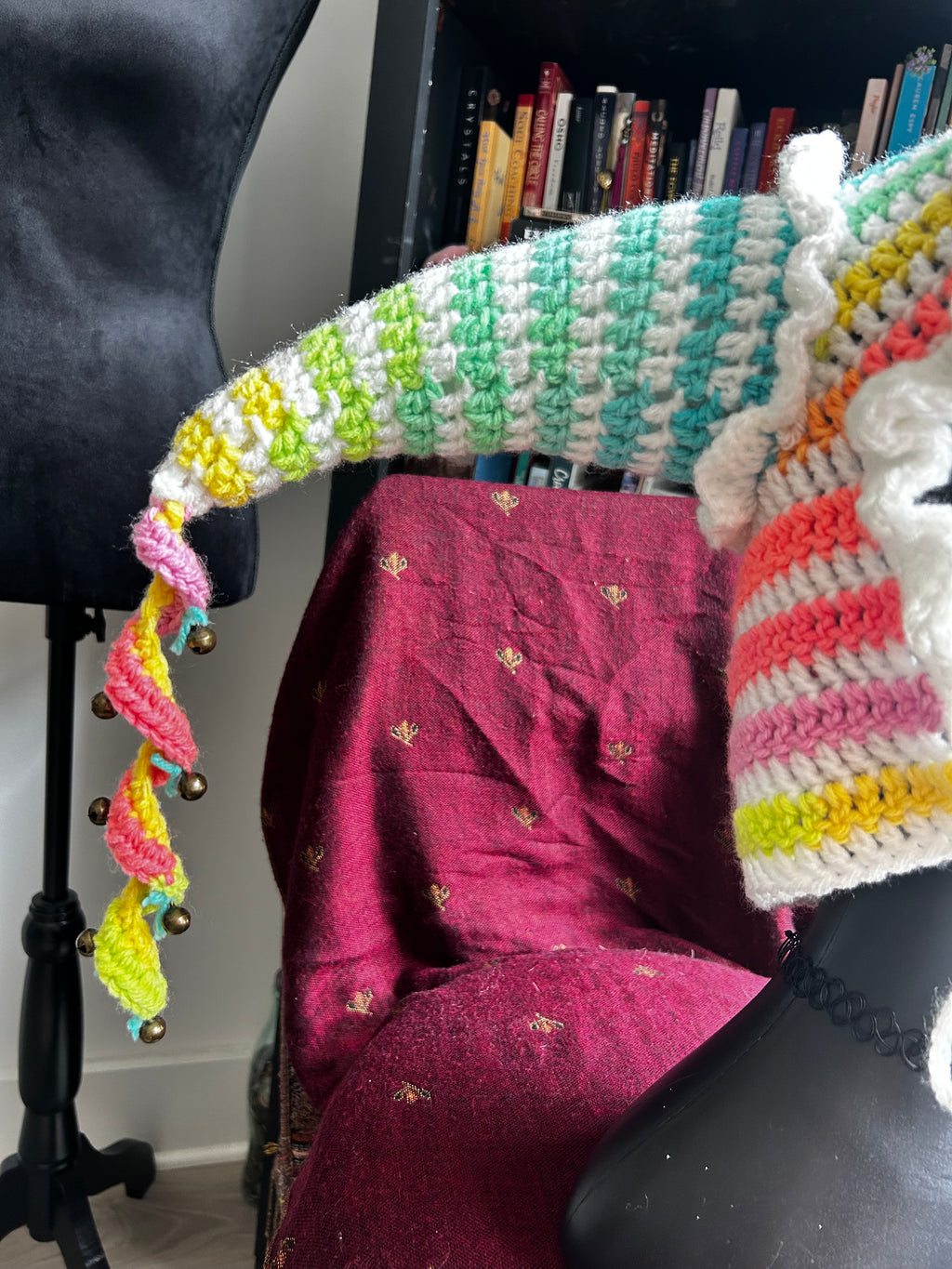 Crochet Jester Hat | Candy Dots