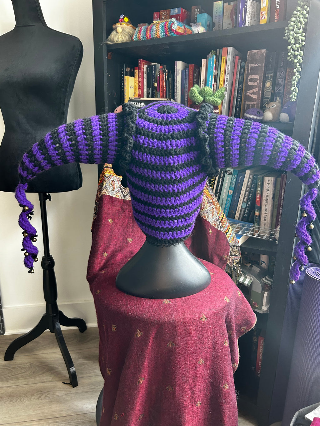 Crochet Jester Hat | Licorice Chew
