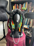 Crochet Hood with Horns | Retro Viking