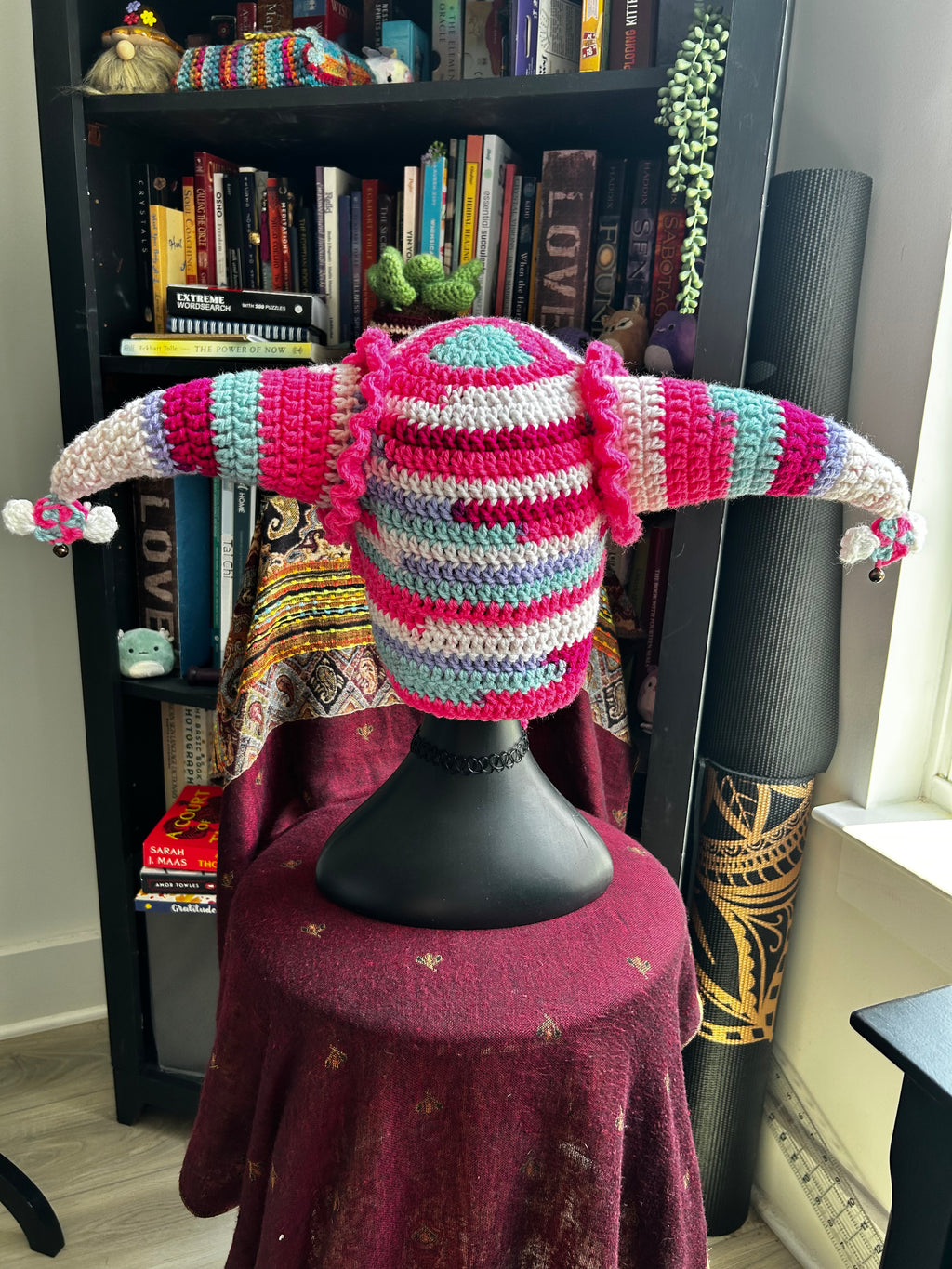 Crochet Jester Hat | Candy Land