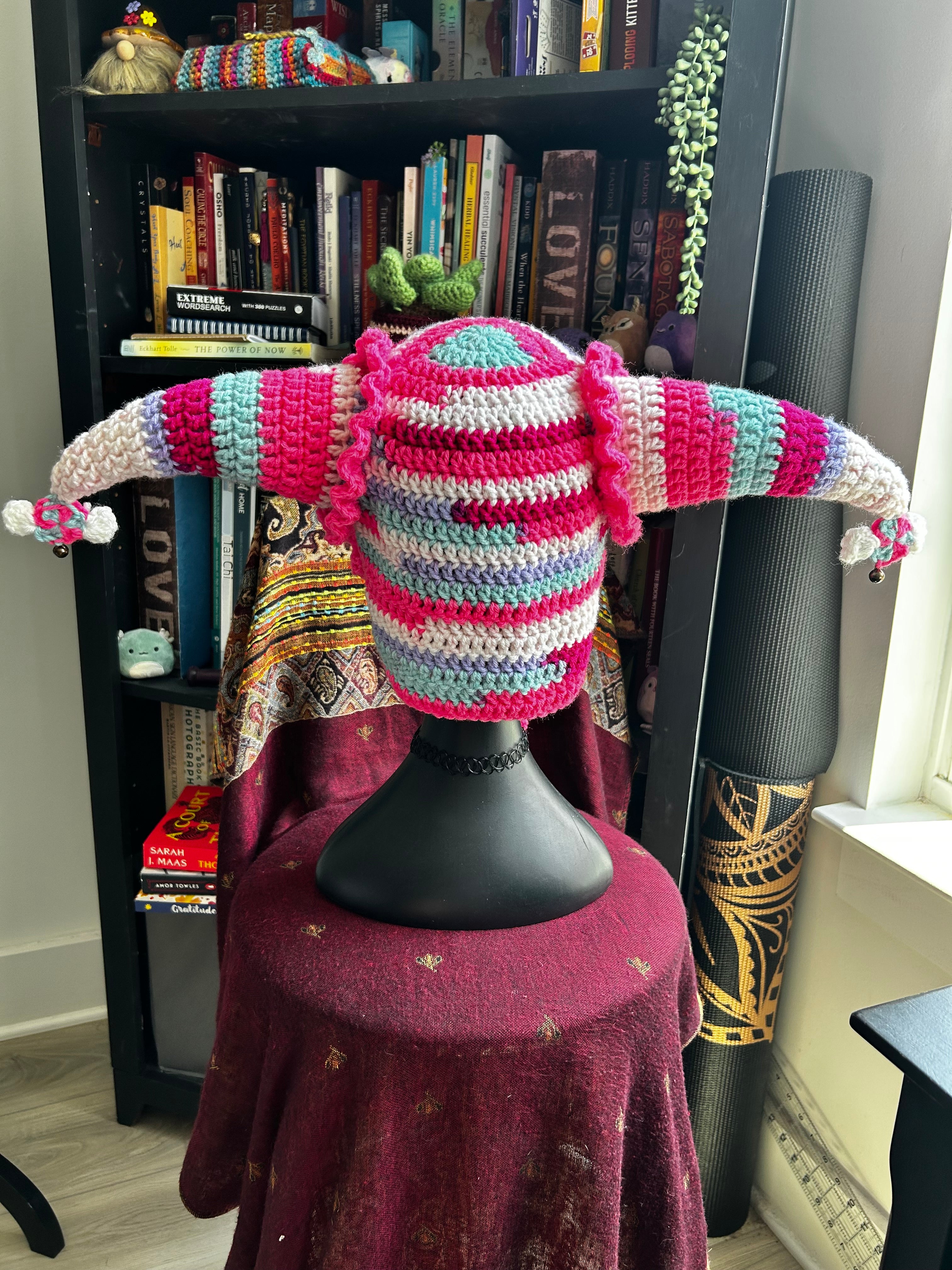 Crochet Jester Hat | Candy Land
