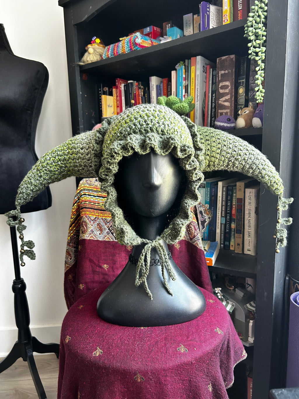 Bog Moss | Crochet Jester Hat