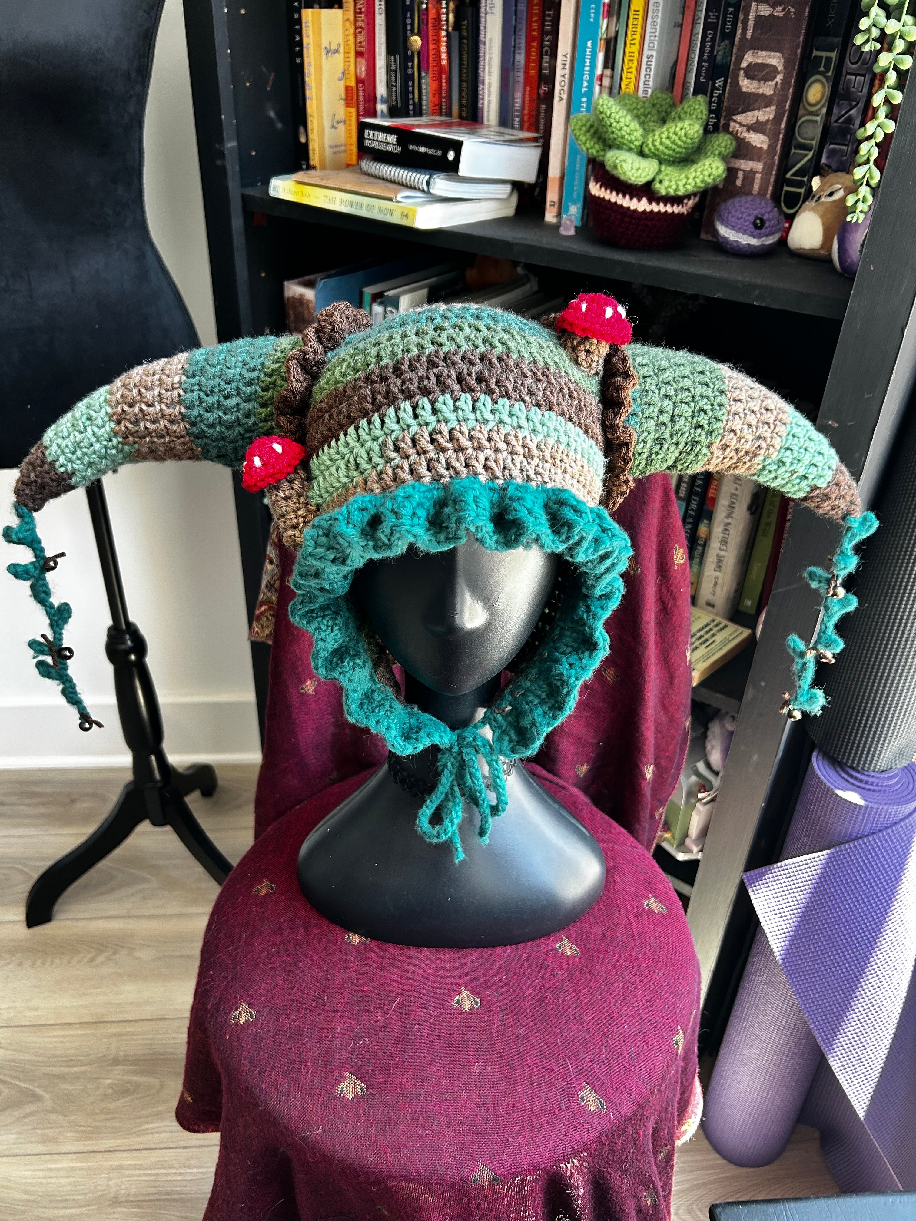 Enter The Forest Jester Hat | Crochet Jester Hat