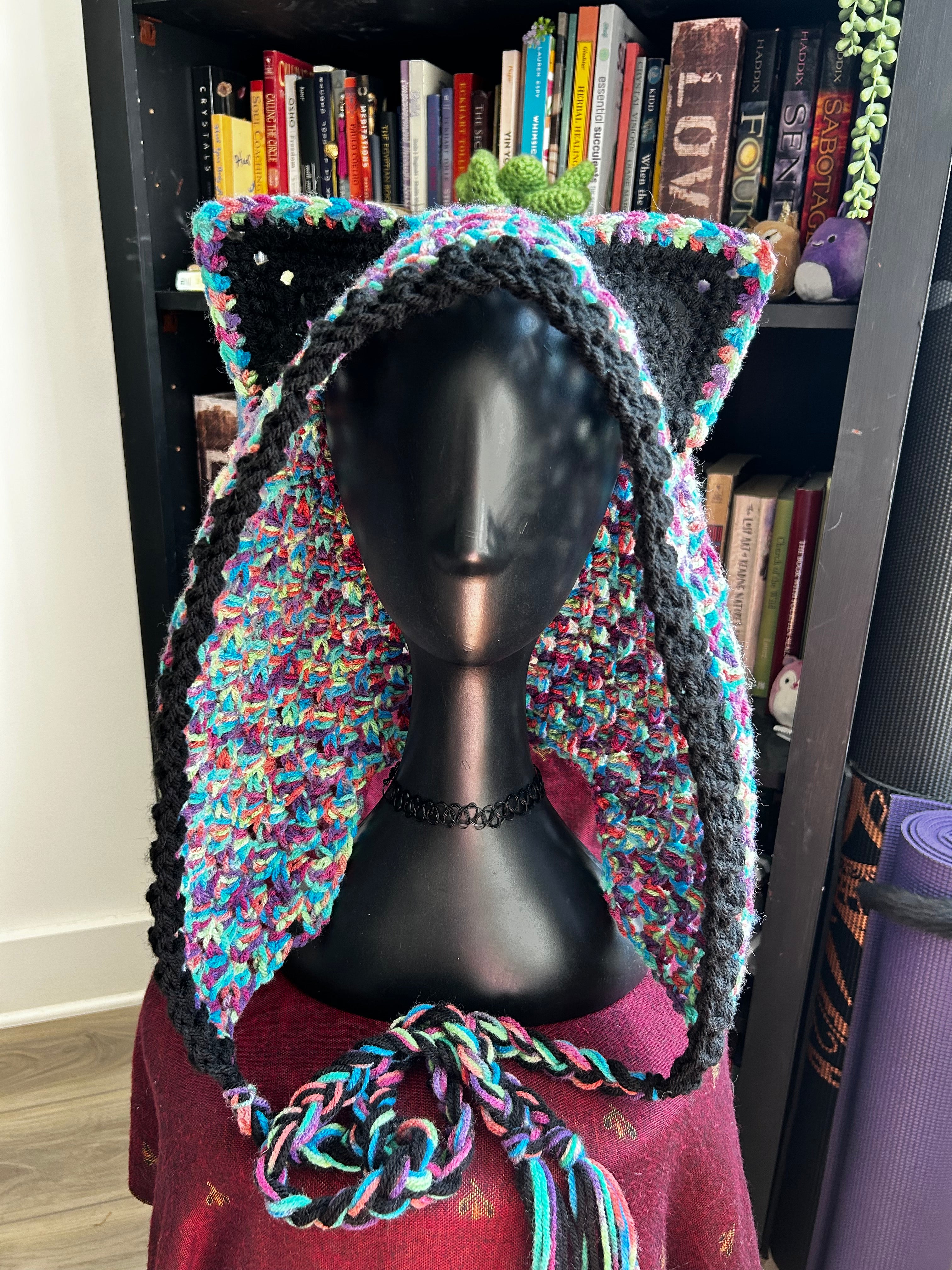 Crochet Magical Cat Hood | Funfetti Kitty