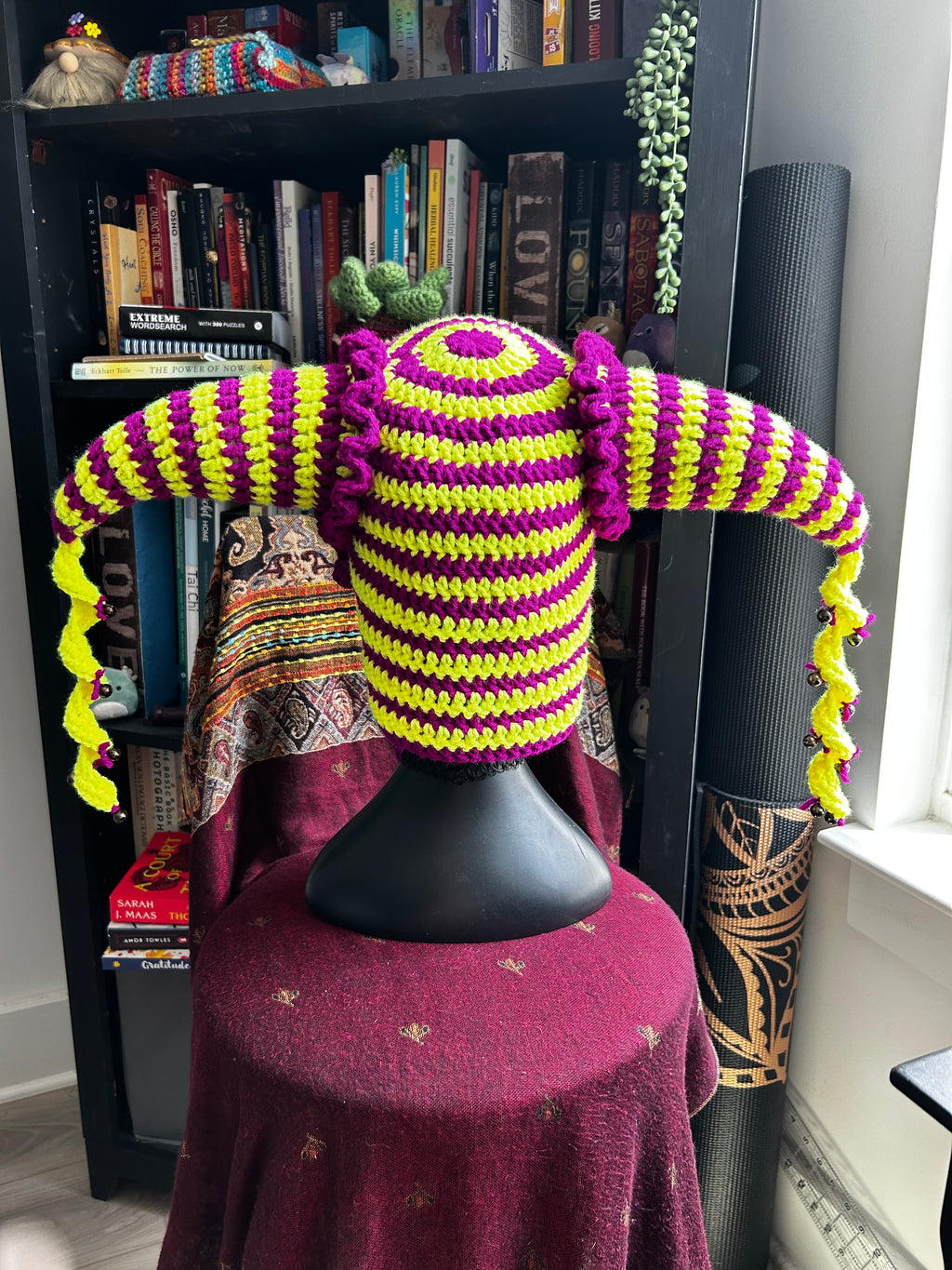 Crochet Jester Hat | Acid Drip