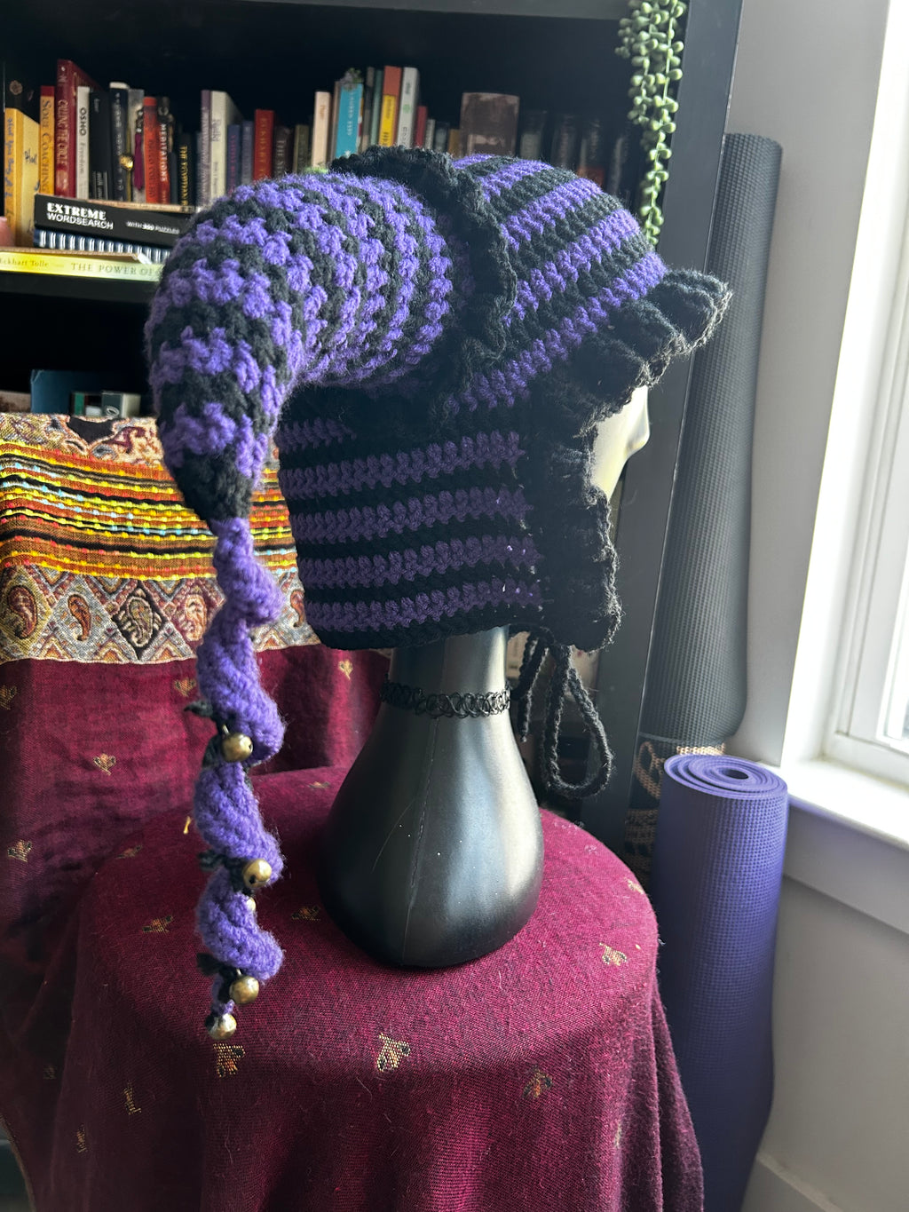 Wild Thistle | Crochet Jester Hat