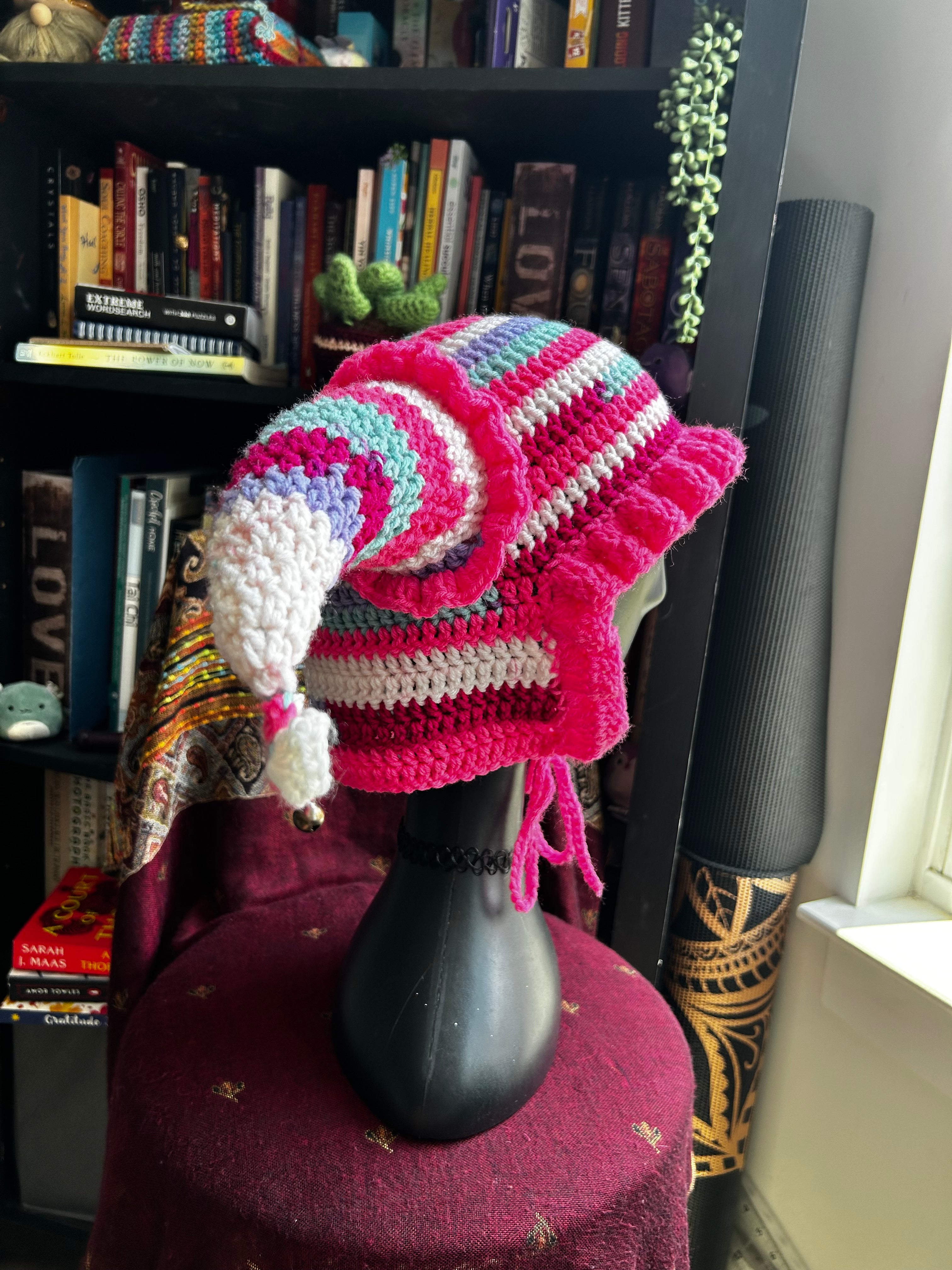 Crochet Jester Hat | Candy Land