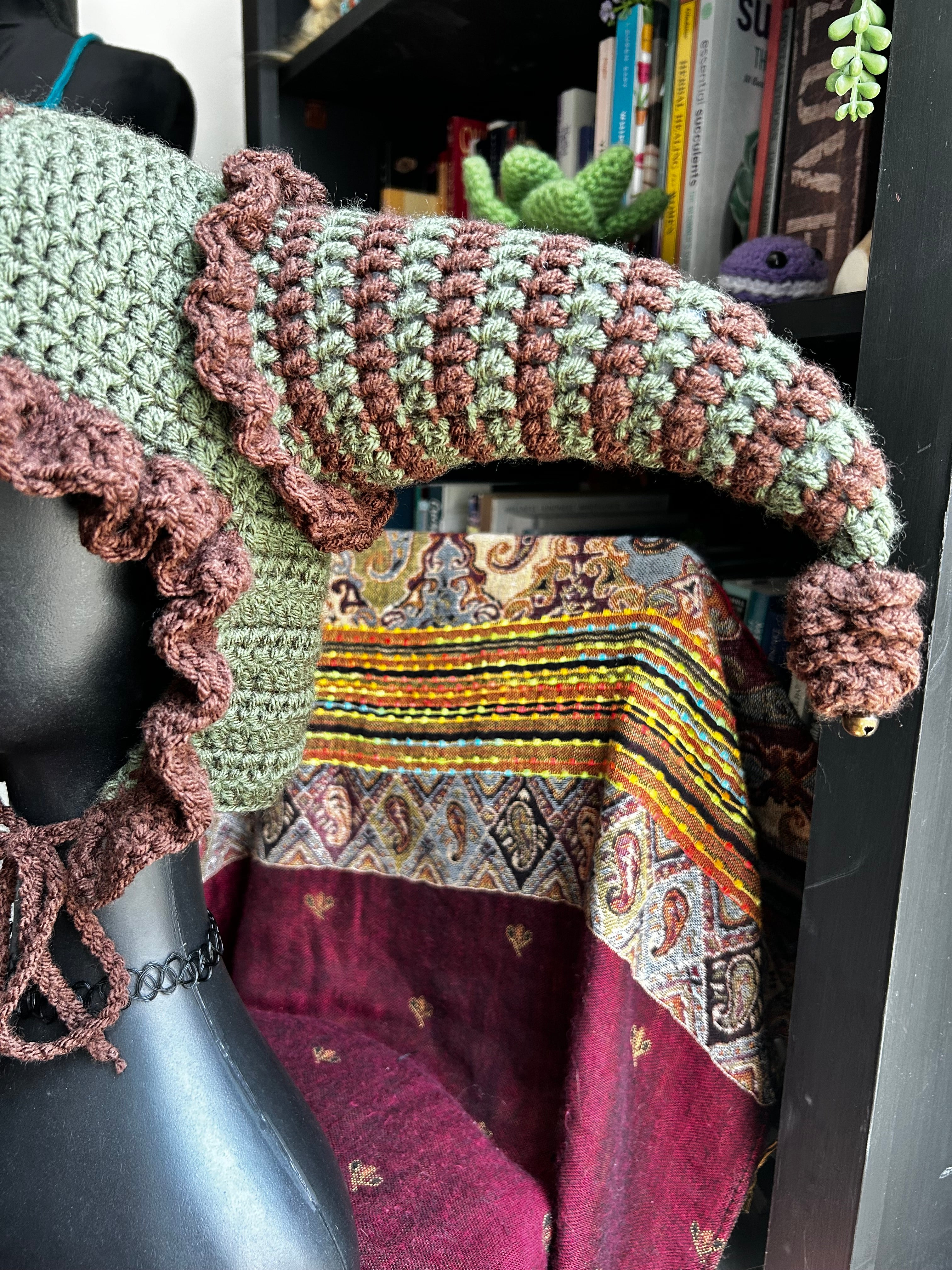 Crochet Jester Hat | Evergreen