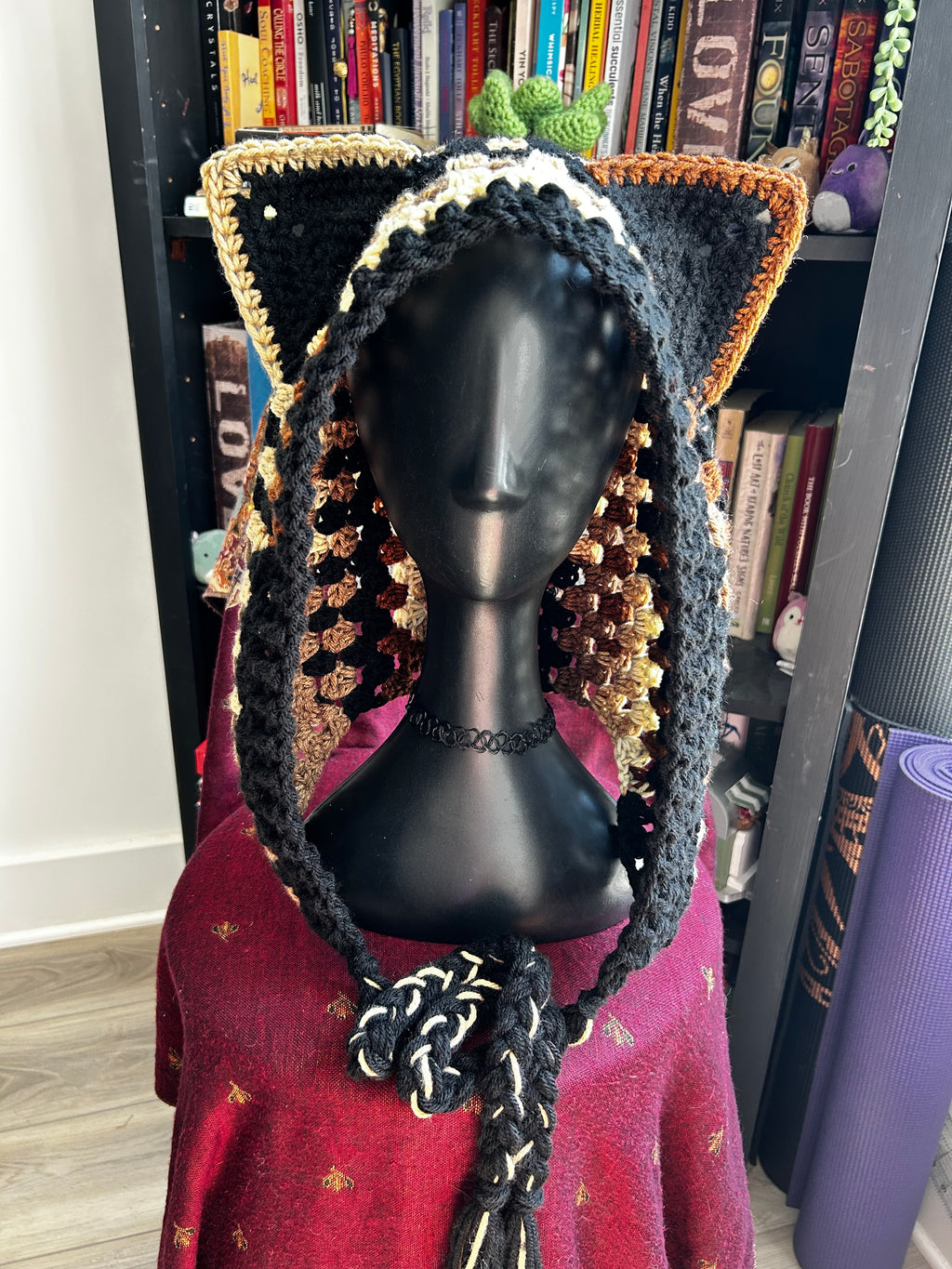 Crochet Magical Cat Hood | Calico Cat