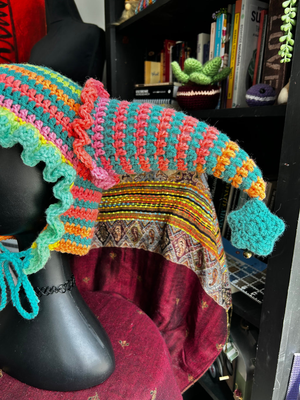 Crochet Jester Hat | Sweet Tart