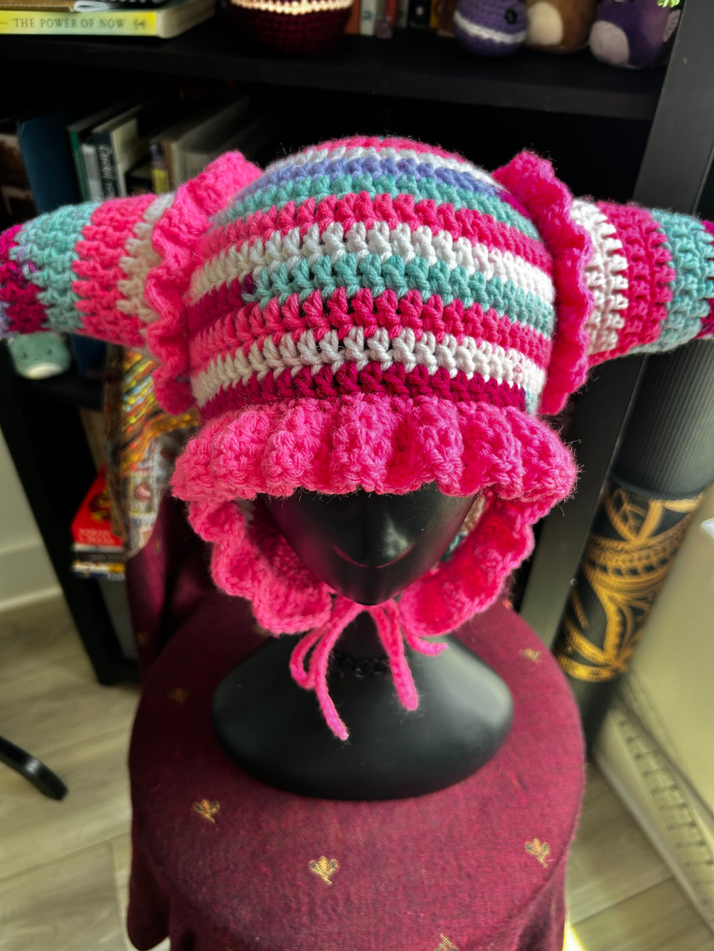 Crochet Jester Hat | Candy Land