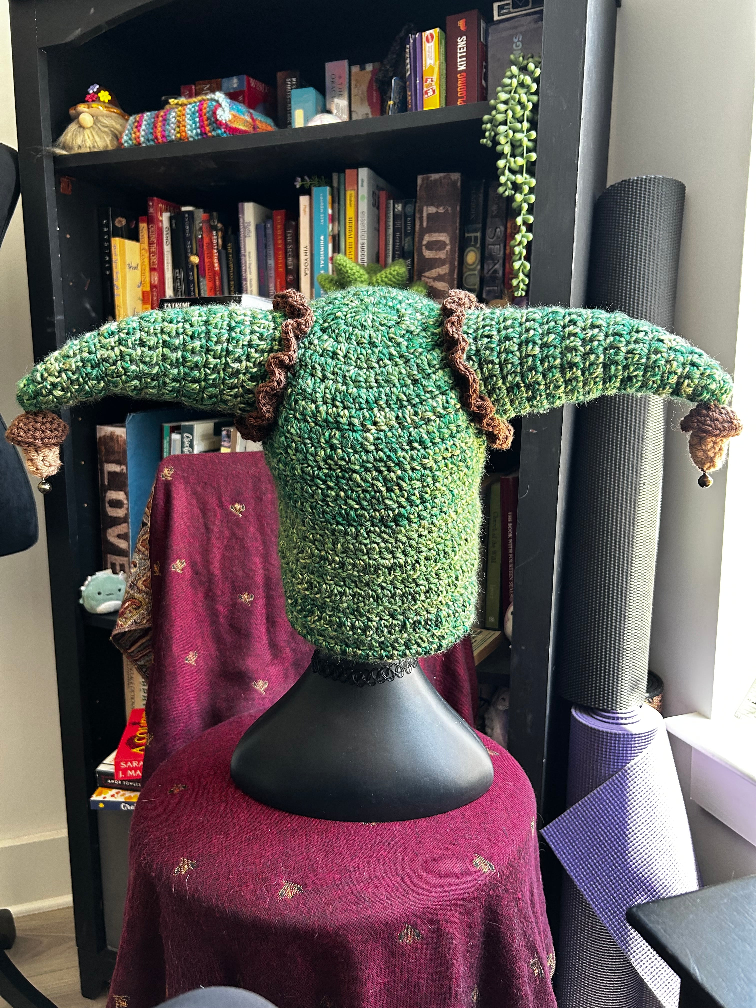 Tree Hugger Jester Hat | Crochet Jester Hat