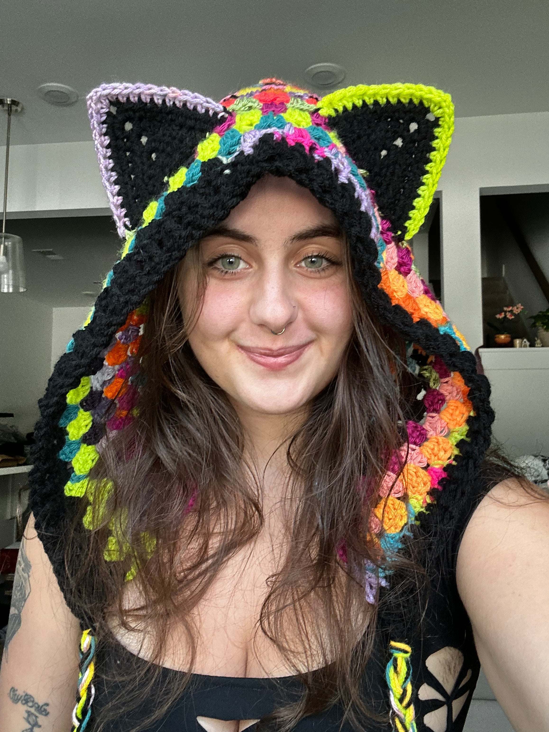 Crochet Magical Cat Hood