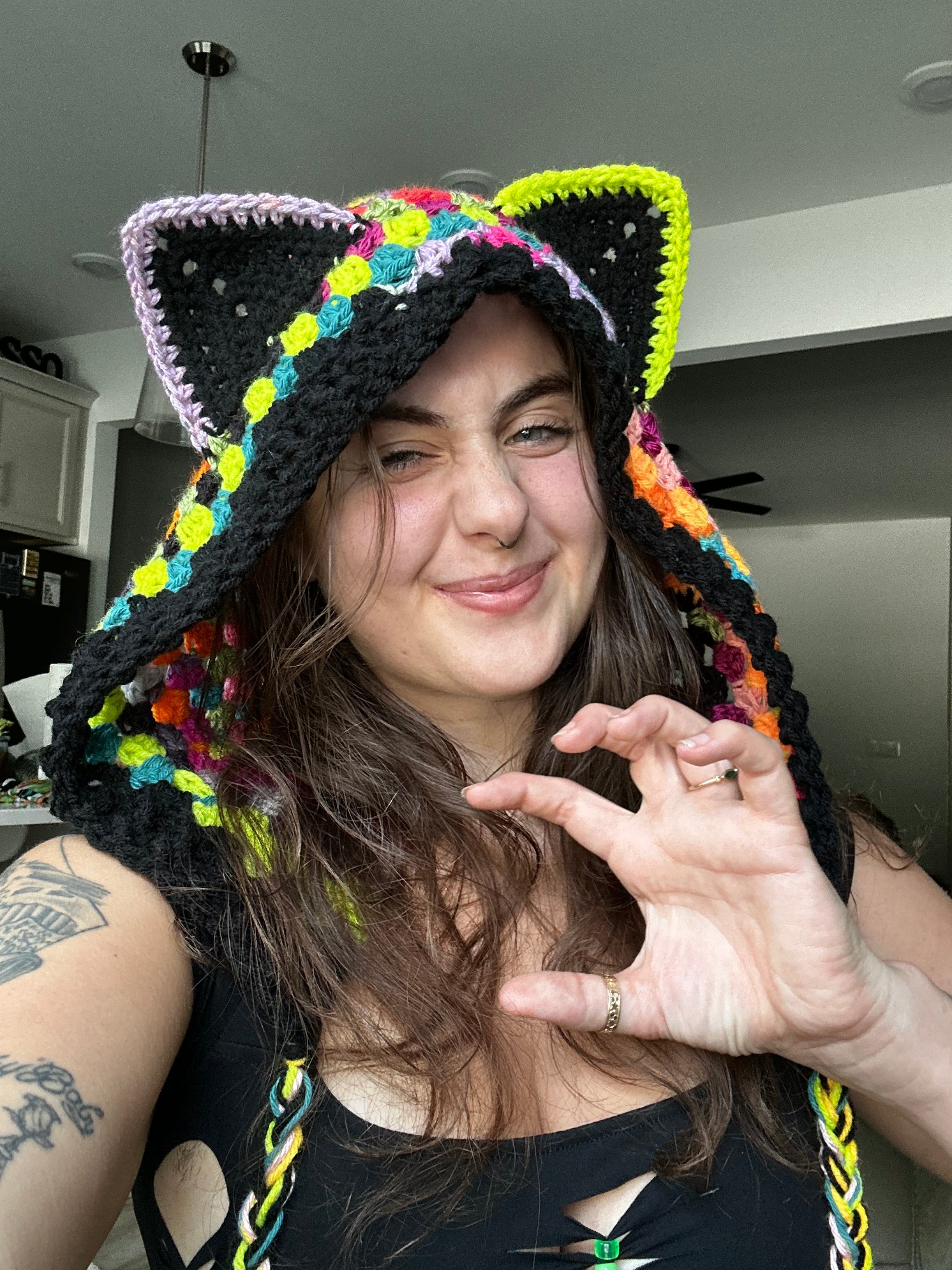 Crochet Magical Cat Hood