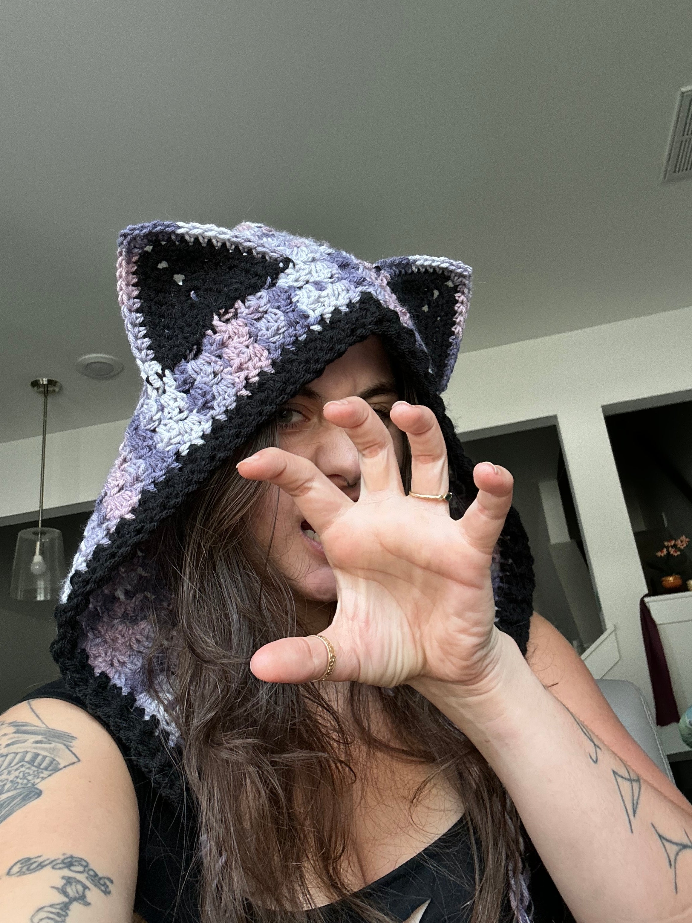 Crochet Magical Cat Hood