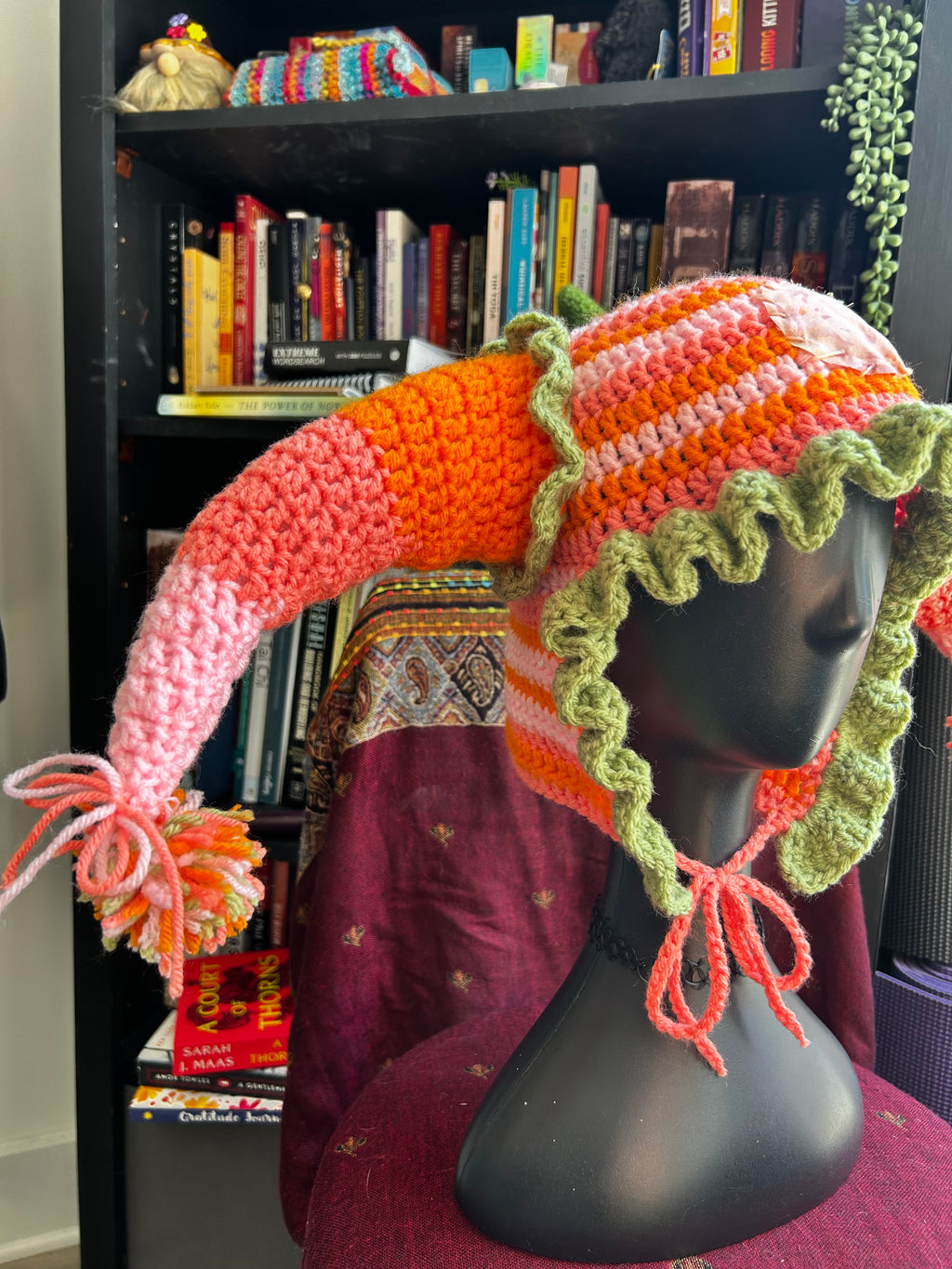 Crochet Jester Hat