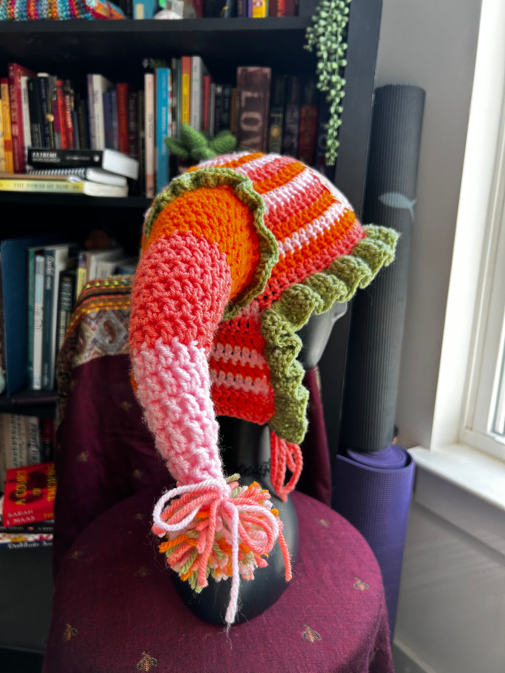 Crochet Jester Hat