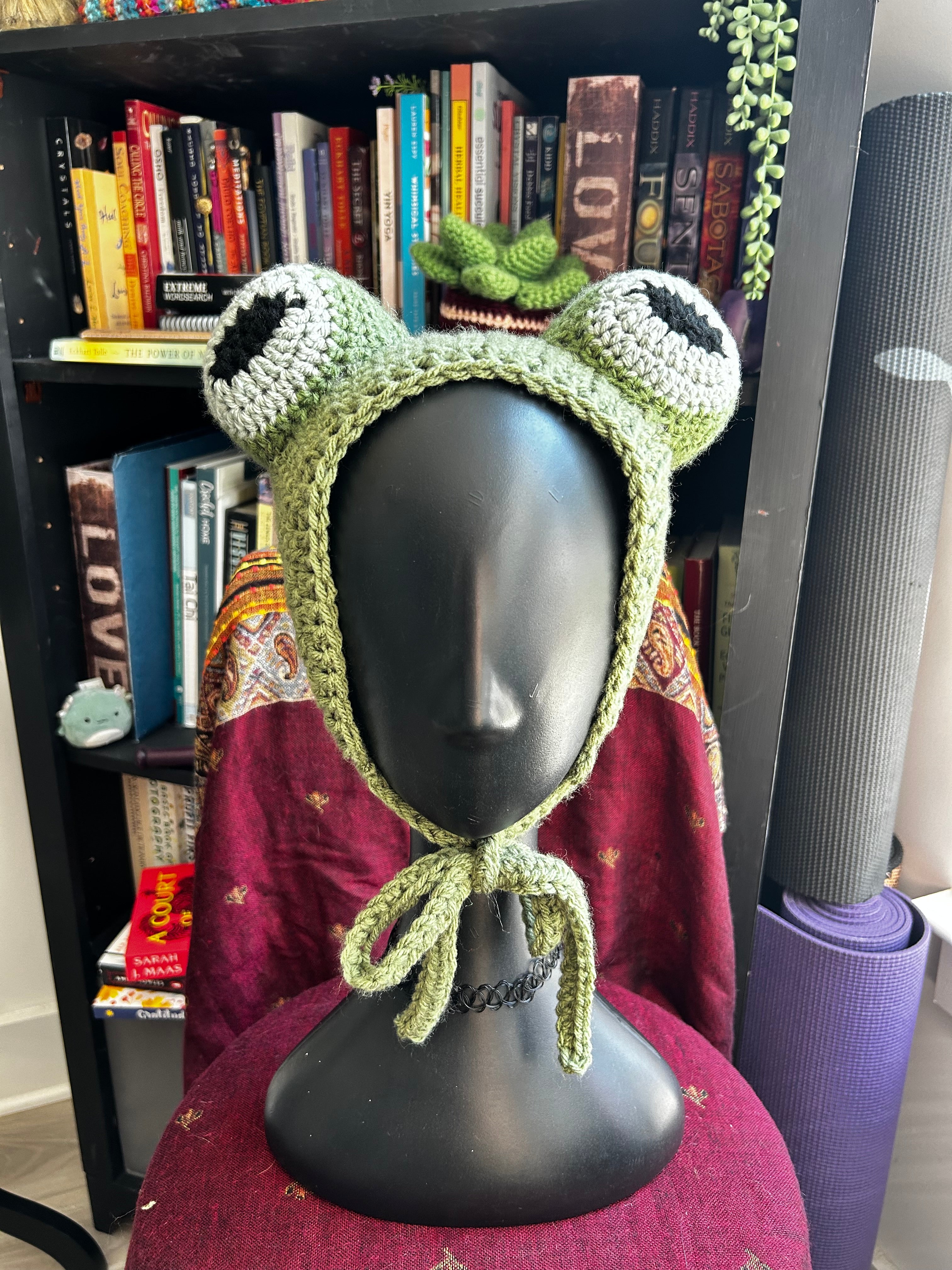 Crochet Frog Headband