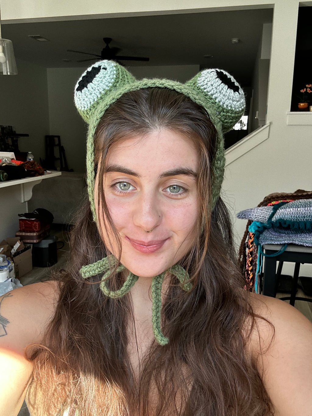 Crochet Frog Headband