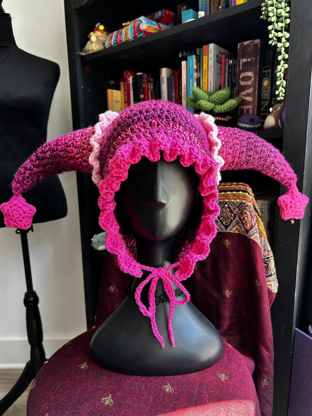 Crochet Jester Hat