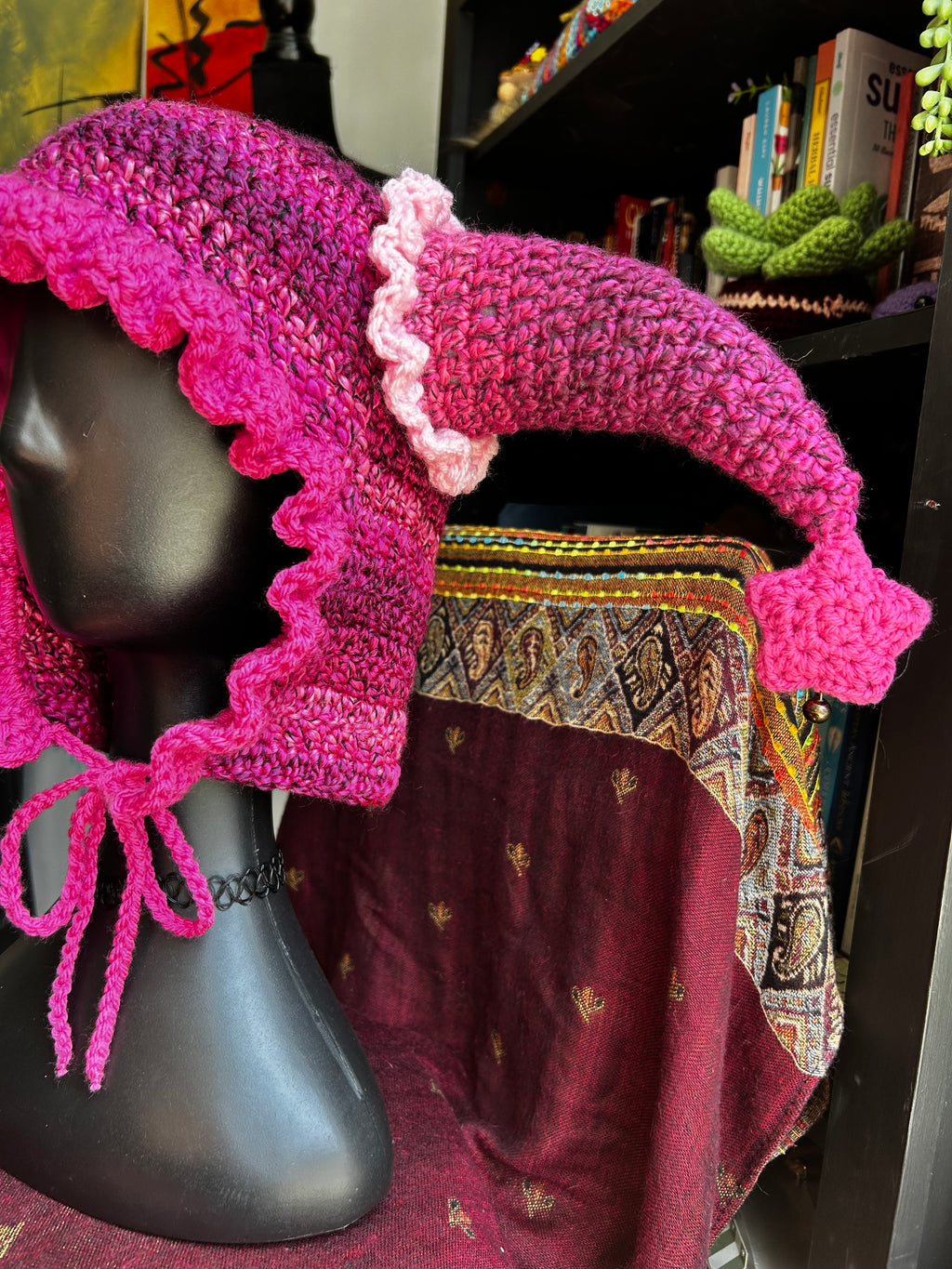 Crochet Jester Hat