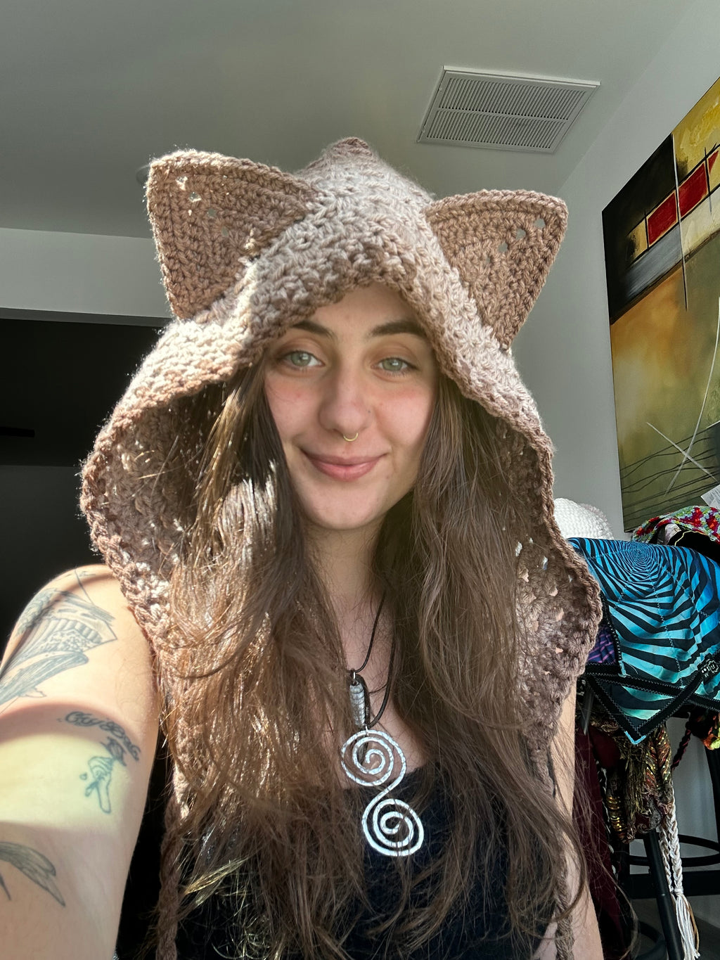 Crochet Magical Cat Hood