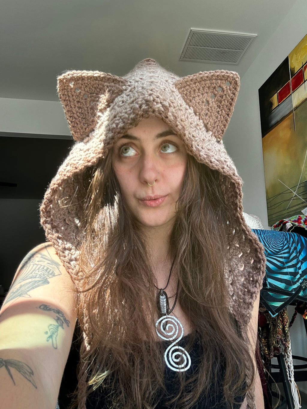 Crochet Magical Cat Hood
